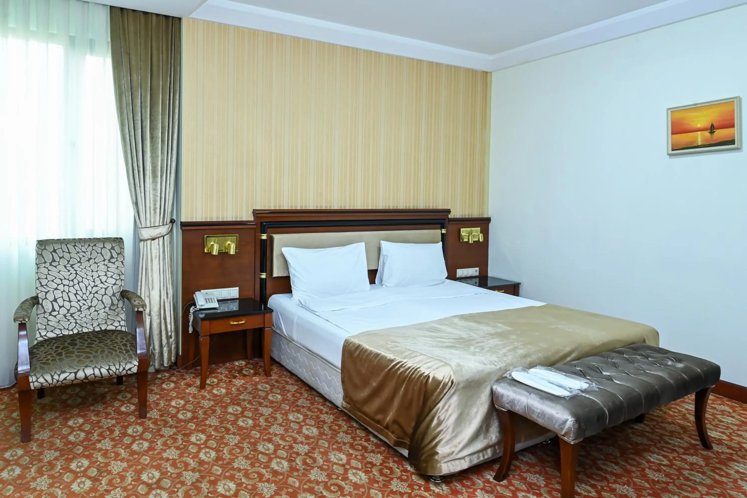 Bed in Atropat Old City Hotel