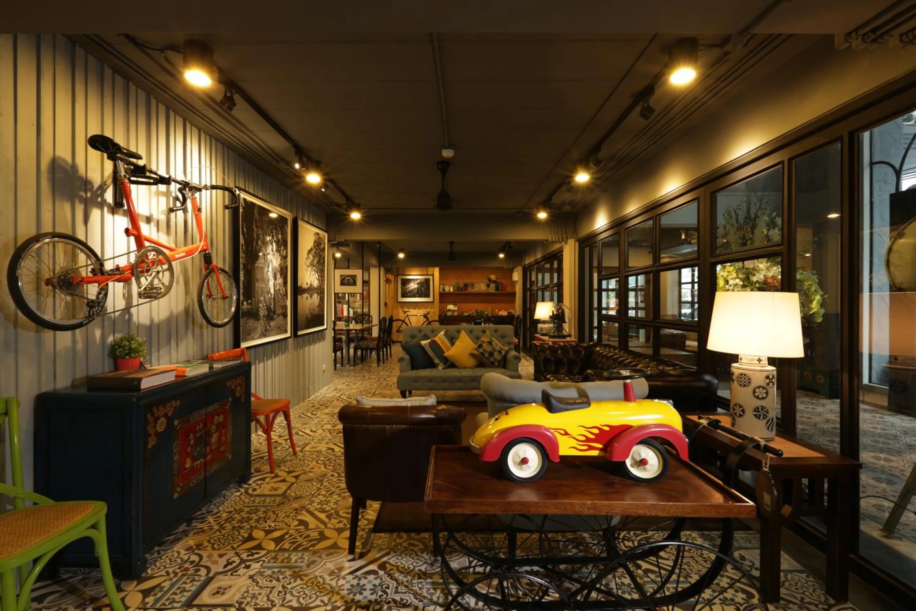 Lobby or reception in Nandha Hotel