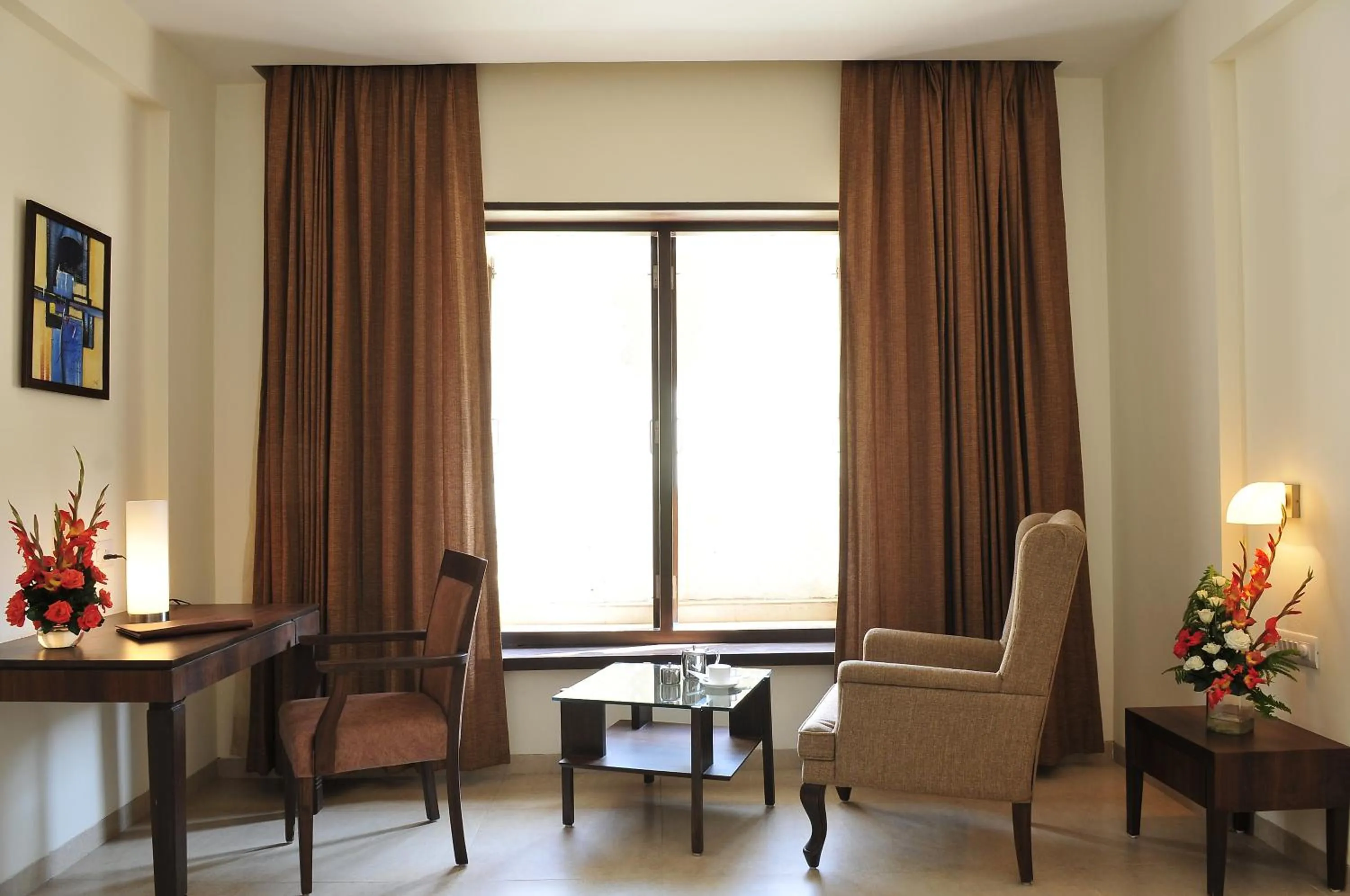 Mountain view in Cambay Resort, Udaipur