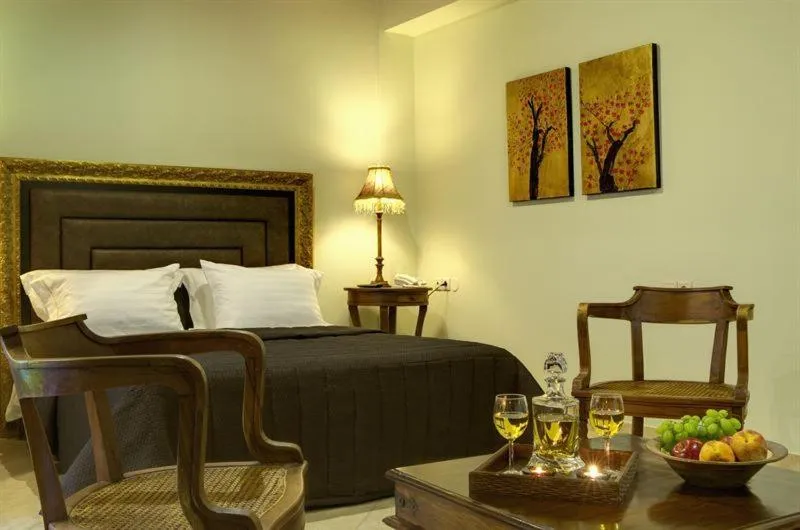 Bed in Iatrou Guesthouse