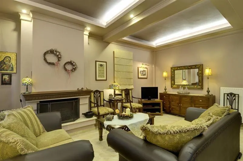 Lobby or reception in Iatrou Guesthouse