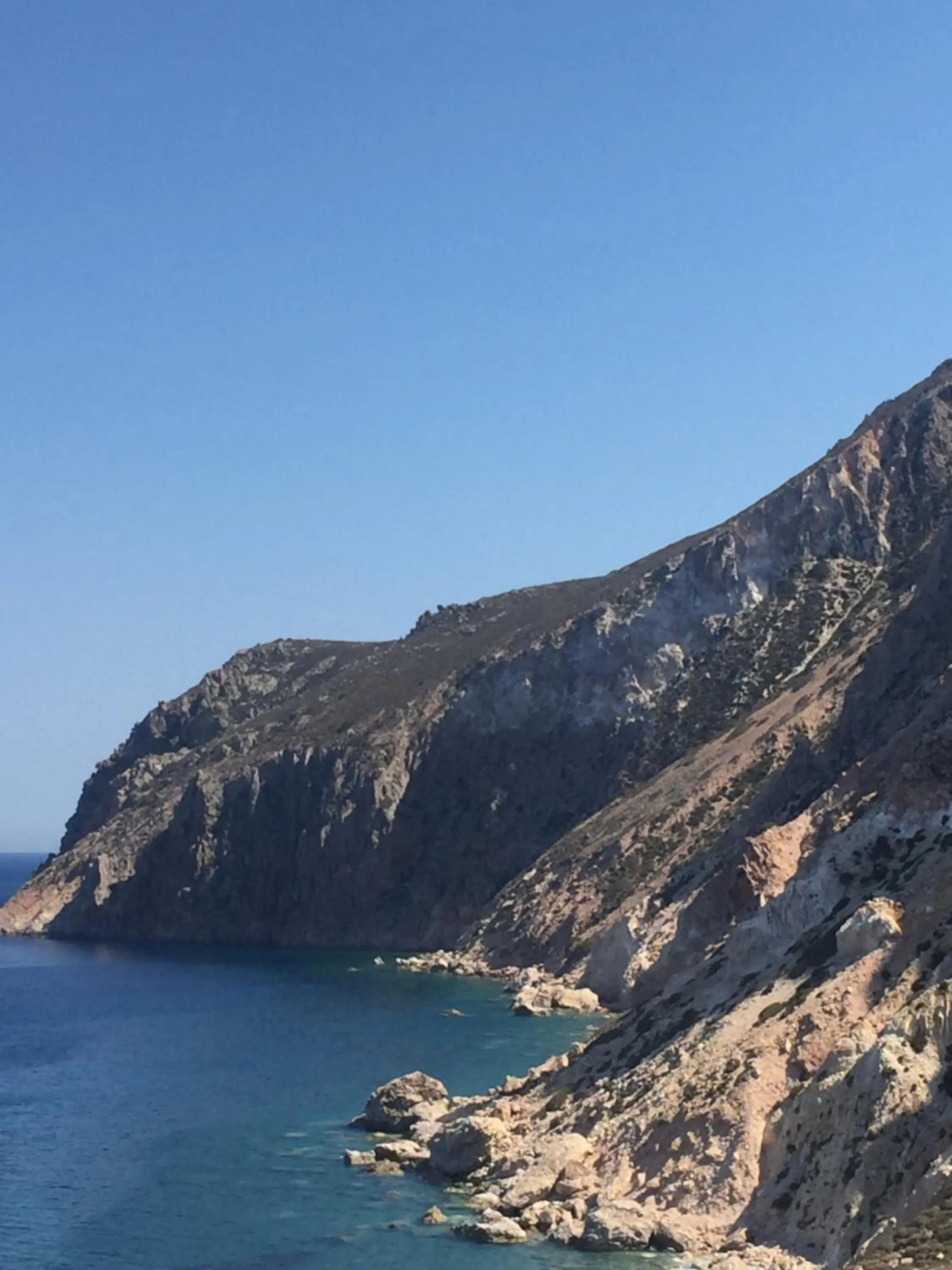Sea view in Milos Cove