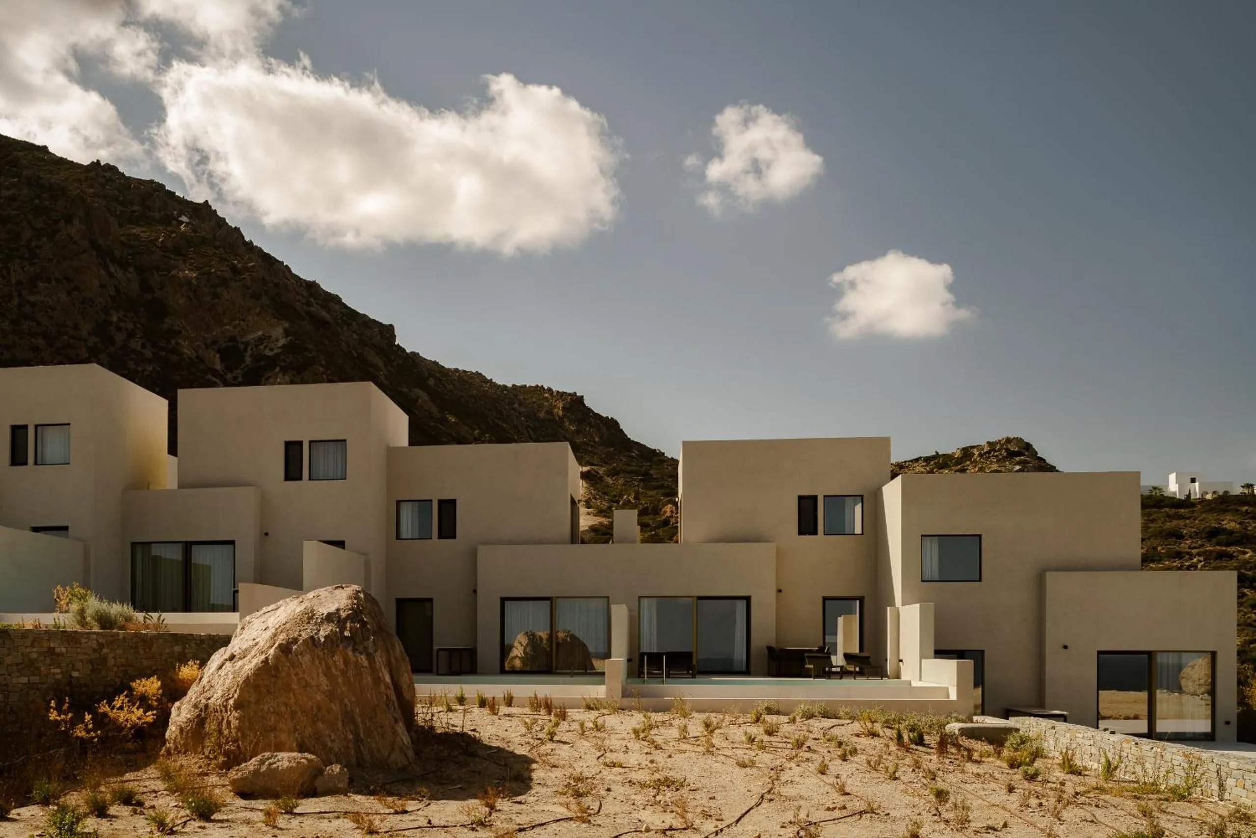 Property building in Milos Cove