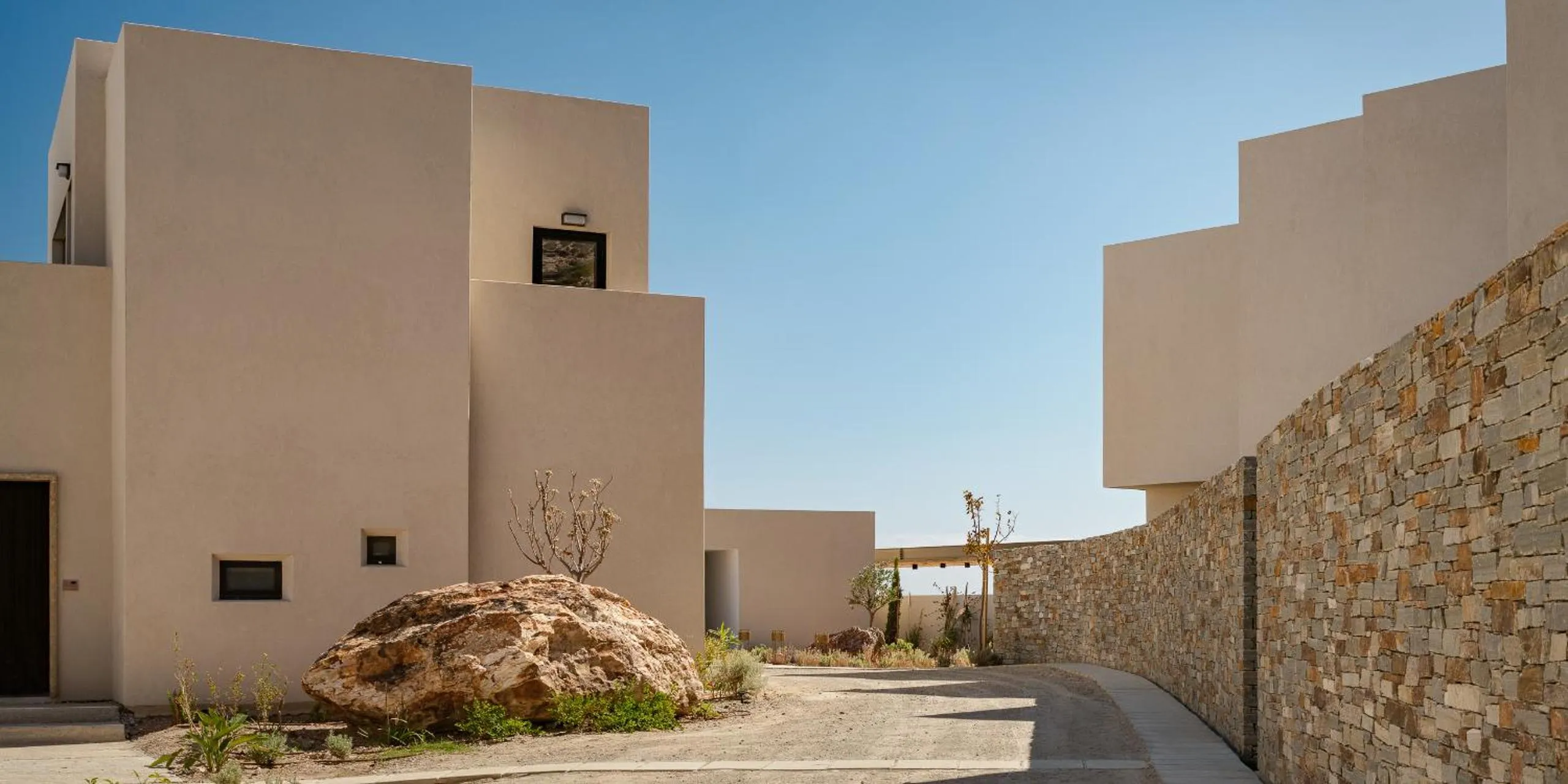 Property building in Milos Cove