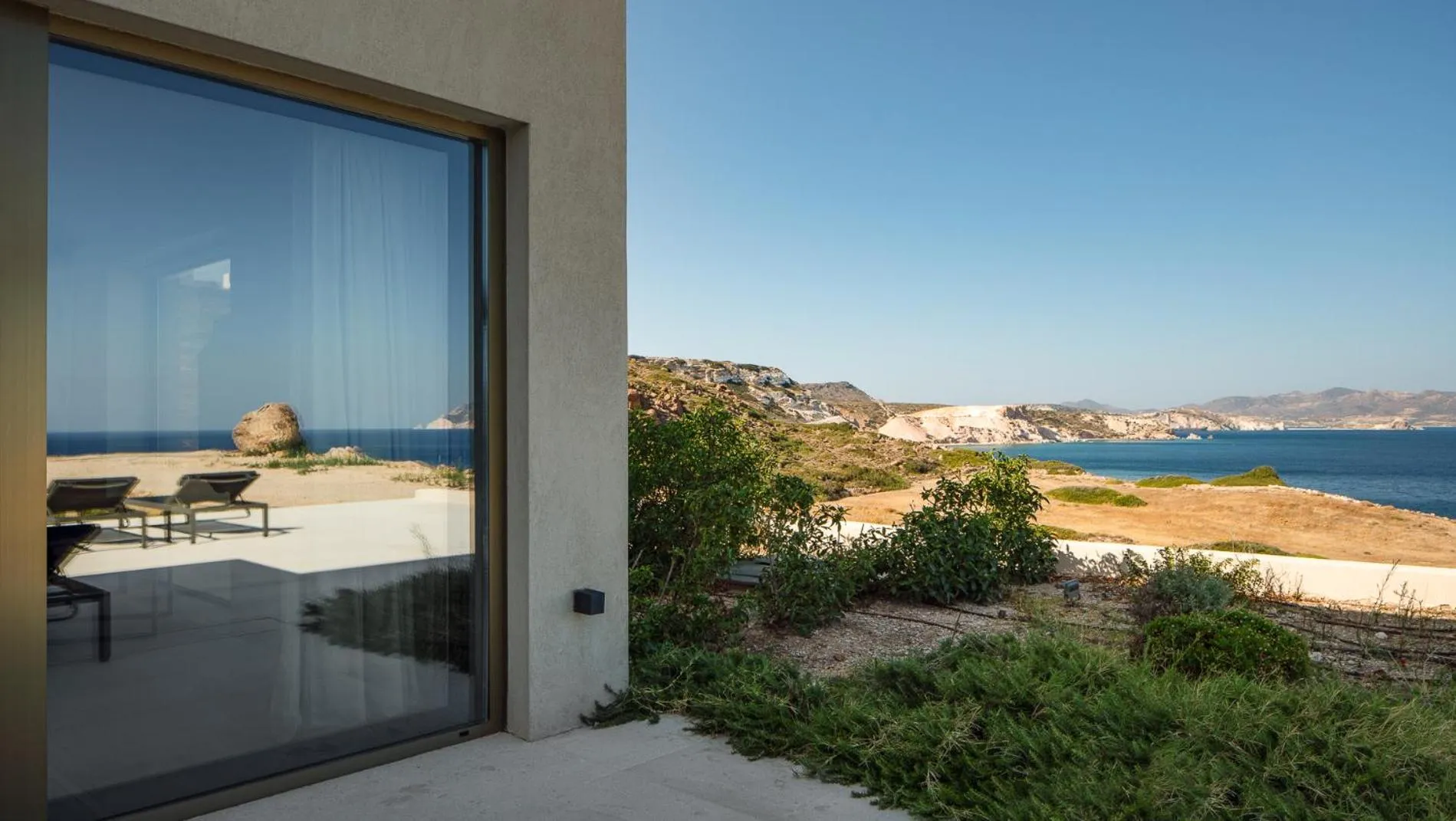 Sea view in Milos Cove