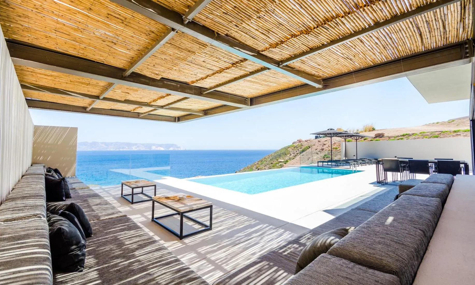 Sea view in Milos Cove