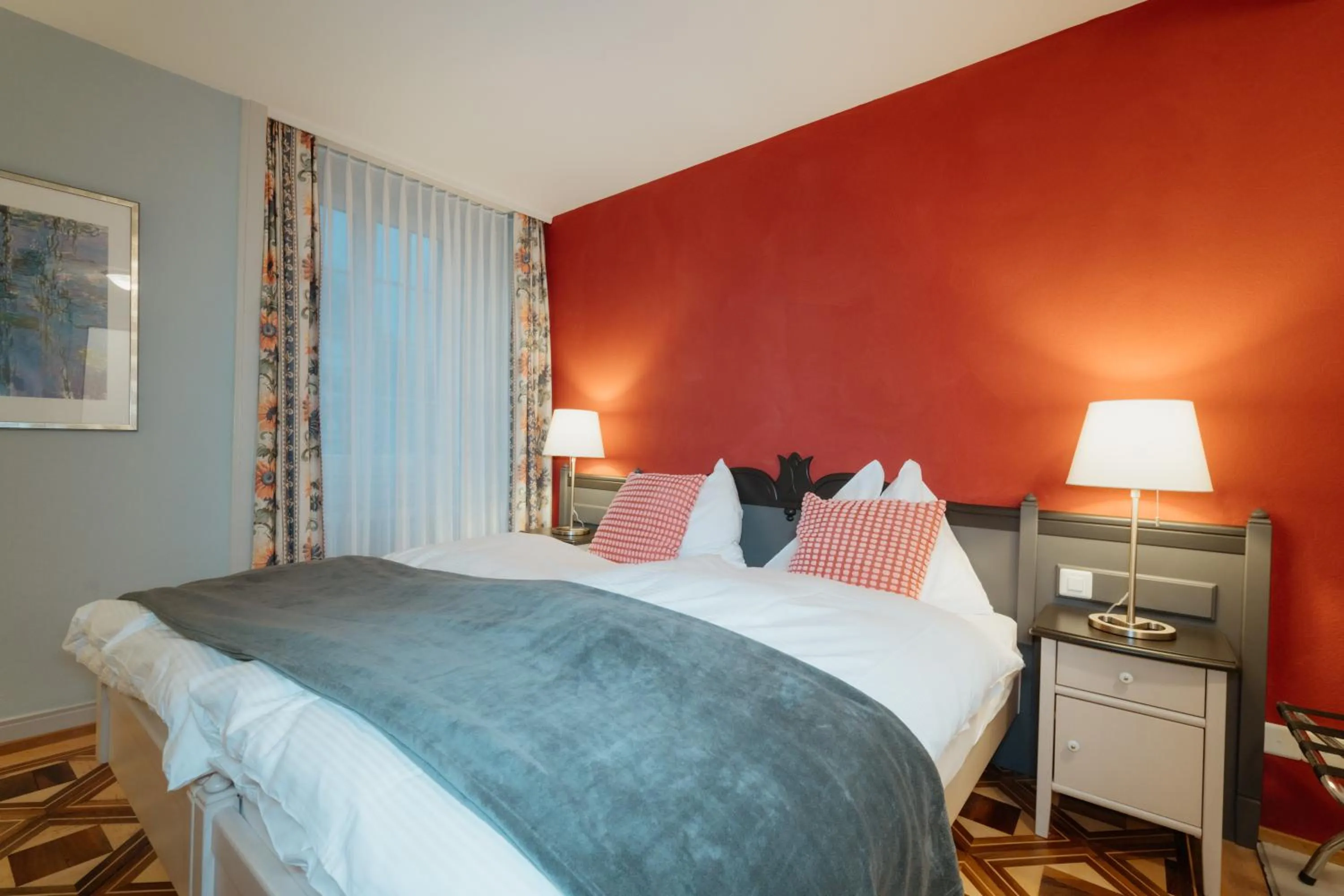 Bed in Parkhotel Schwert