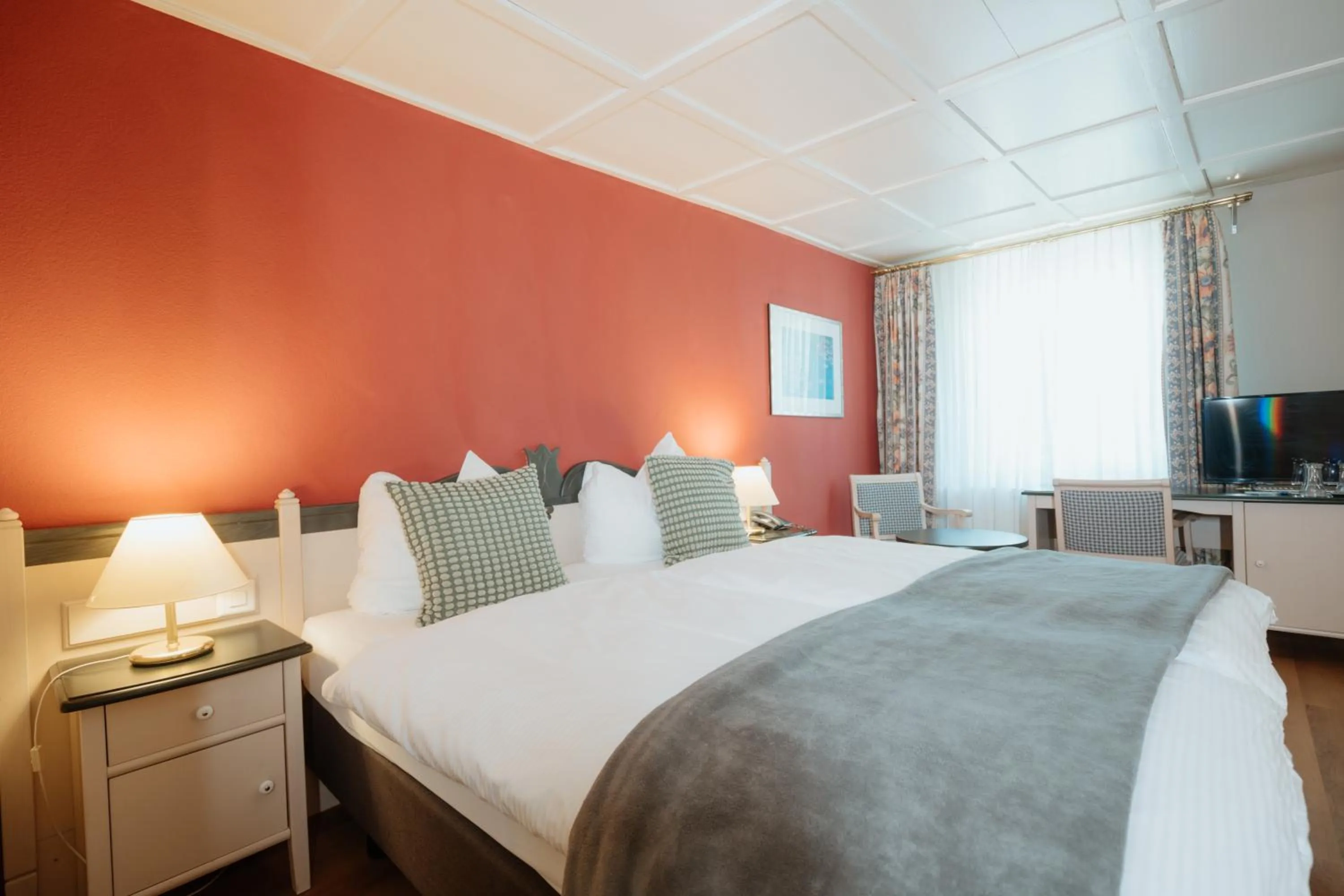 Bed in Parkhotel Schwert