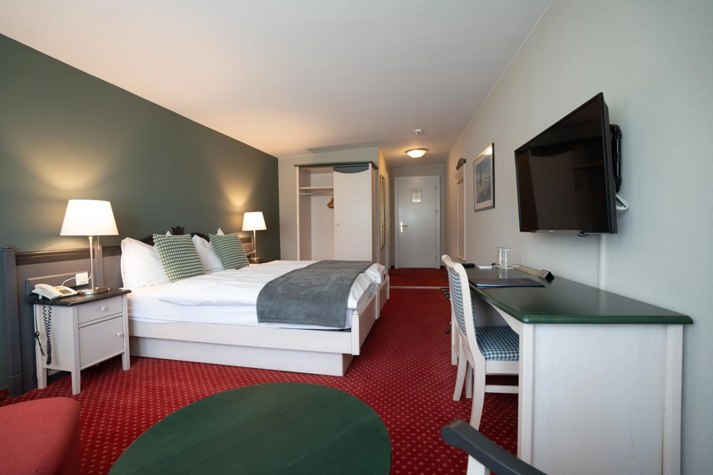 Bed in Parkhotel Schwert