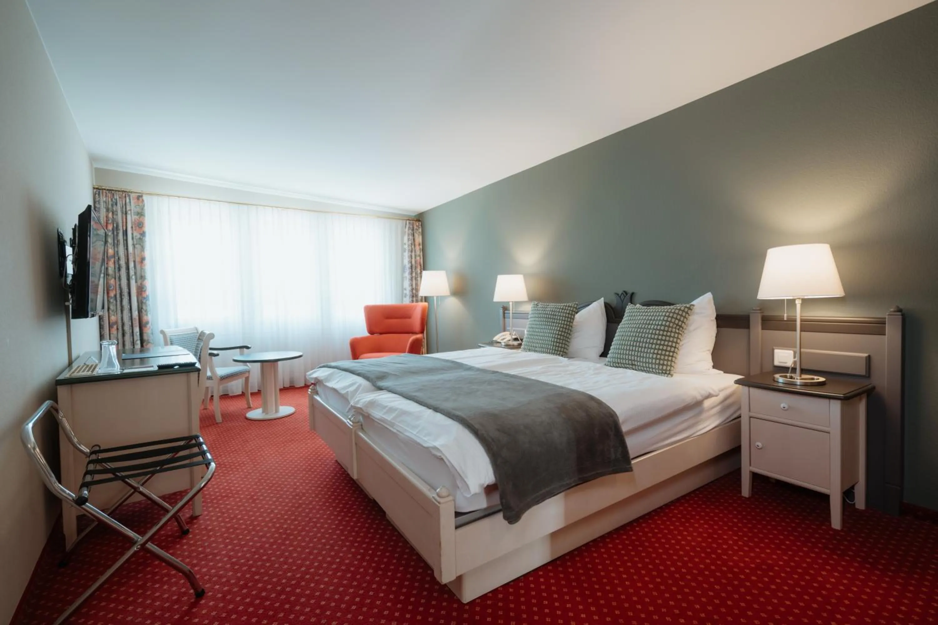 Bed in Parkhotel Schwert