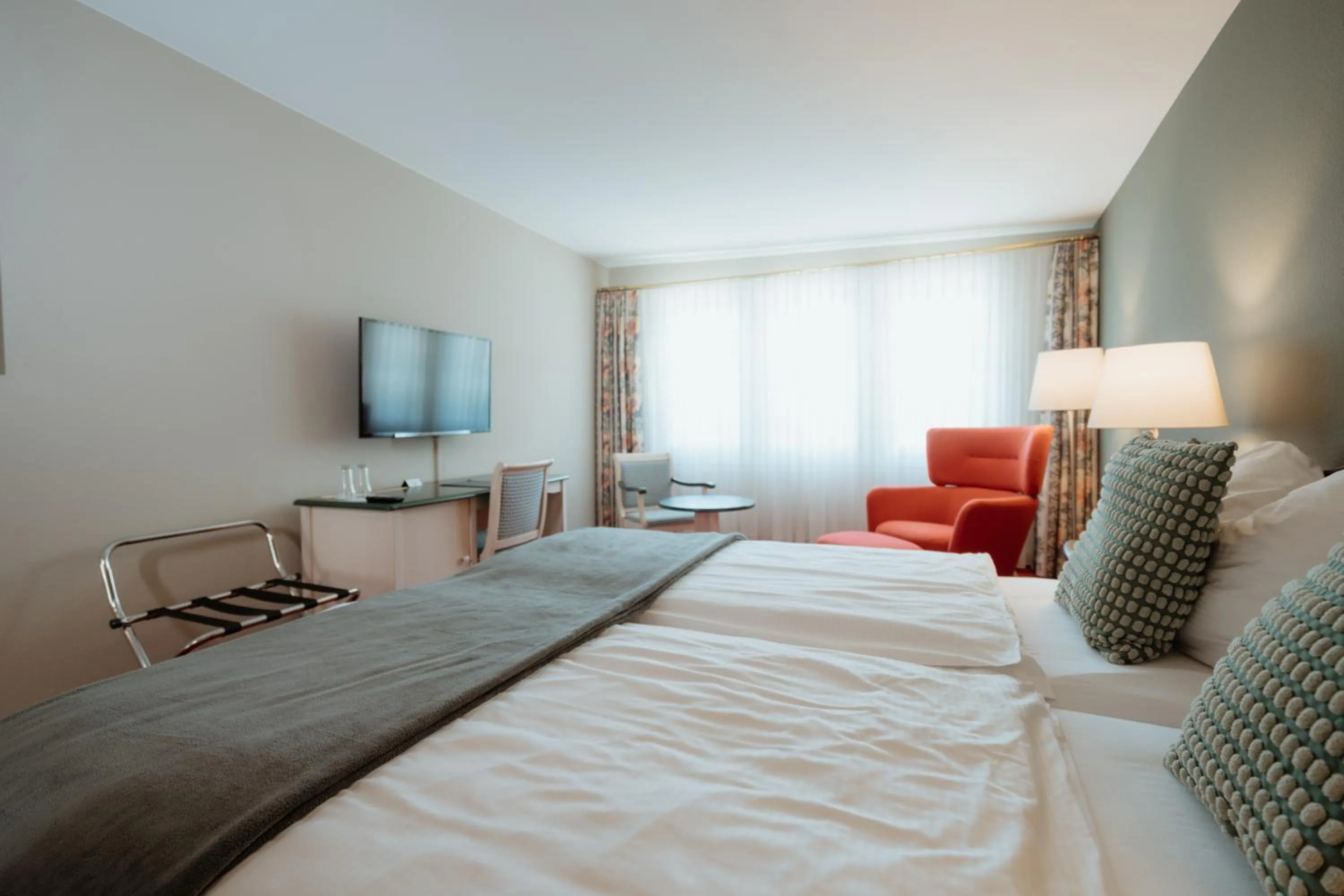 Bed in Parkhotel Schwert