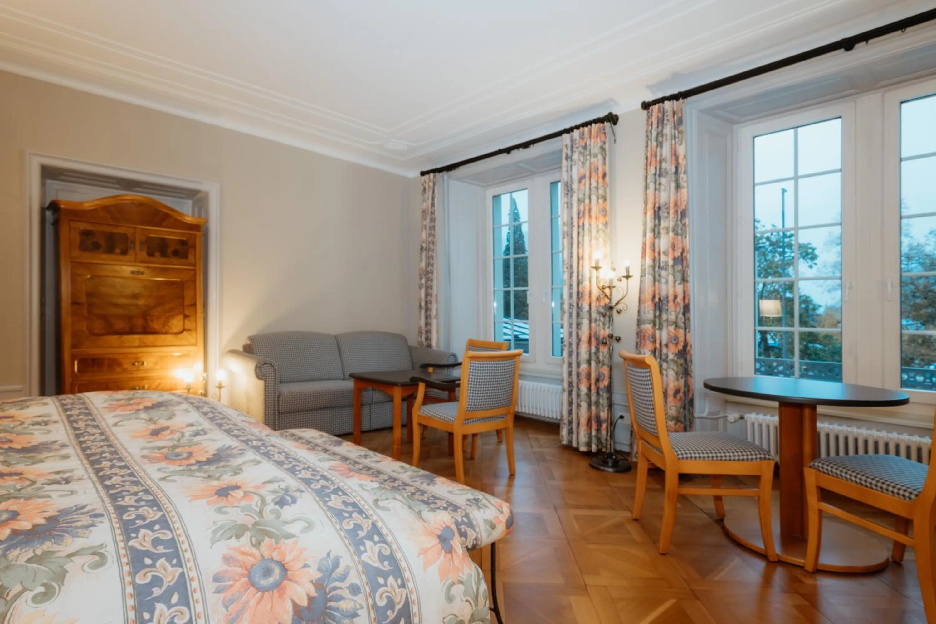 Bed in Parkhotel Schwert