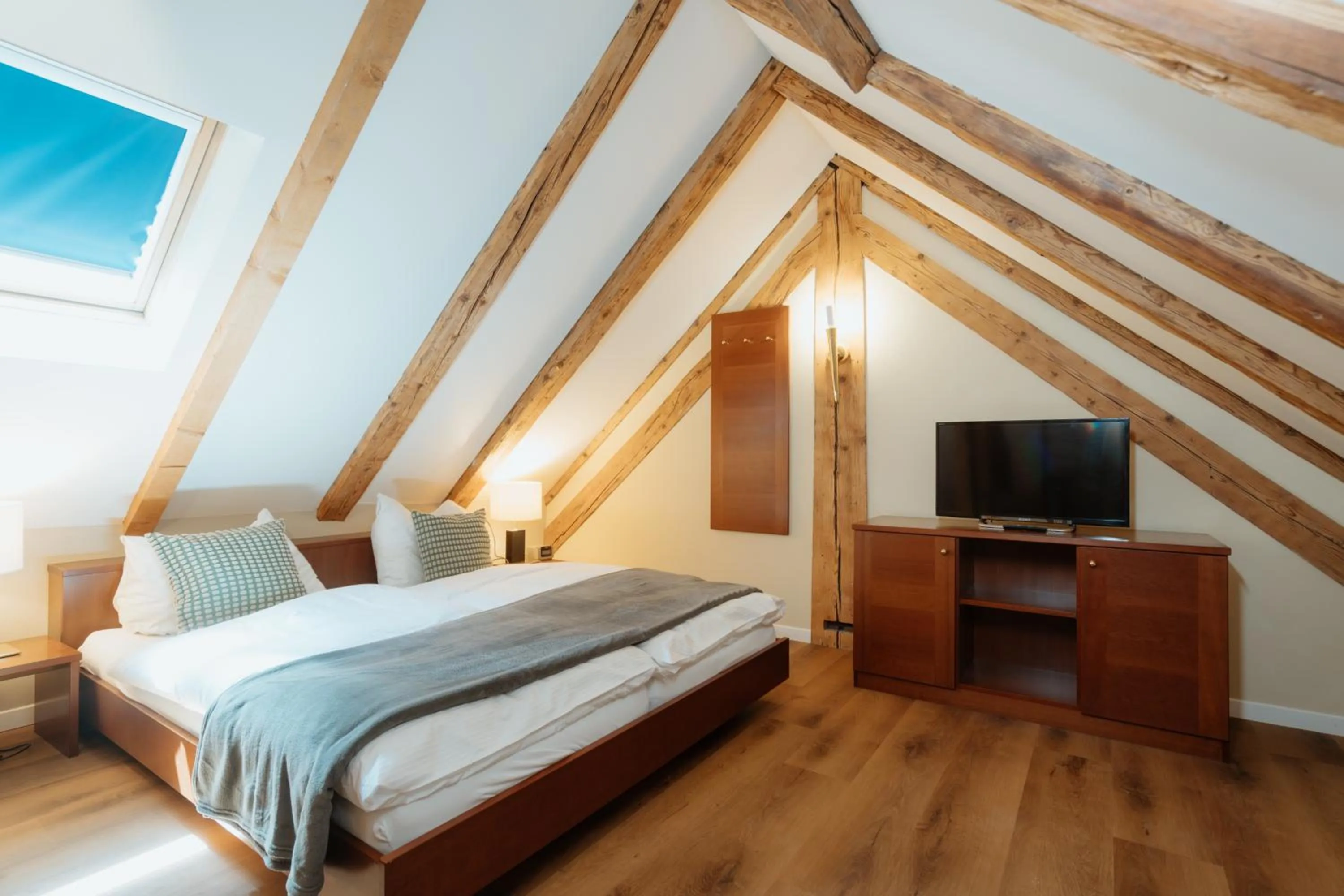 Bed in Parkhotel Schwert