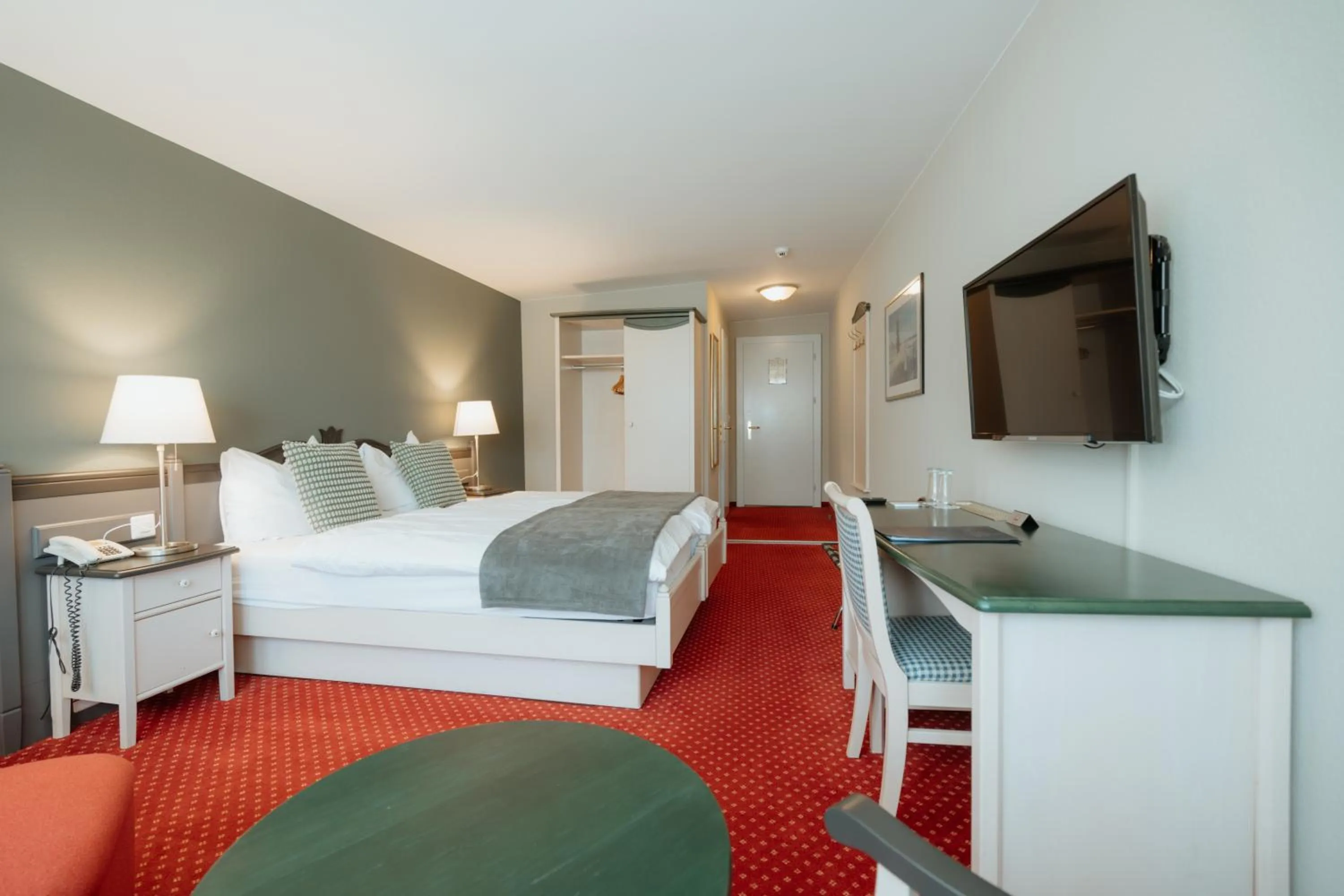 Bed in Parkhotel Schwert