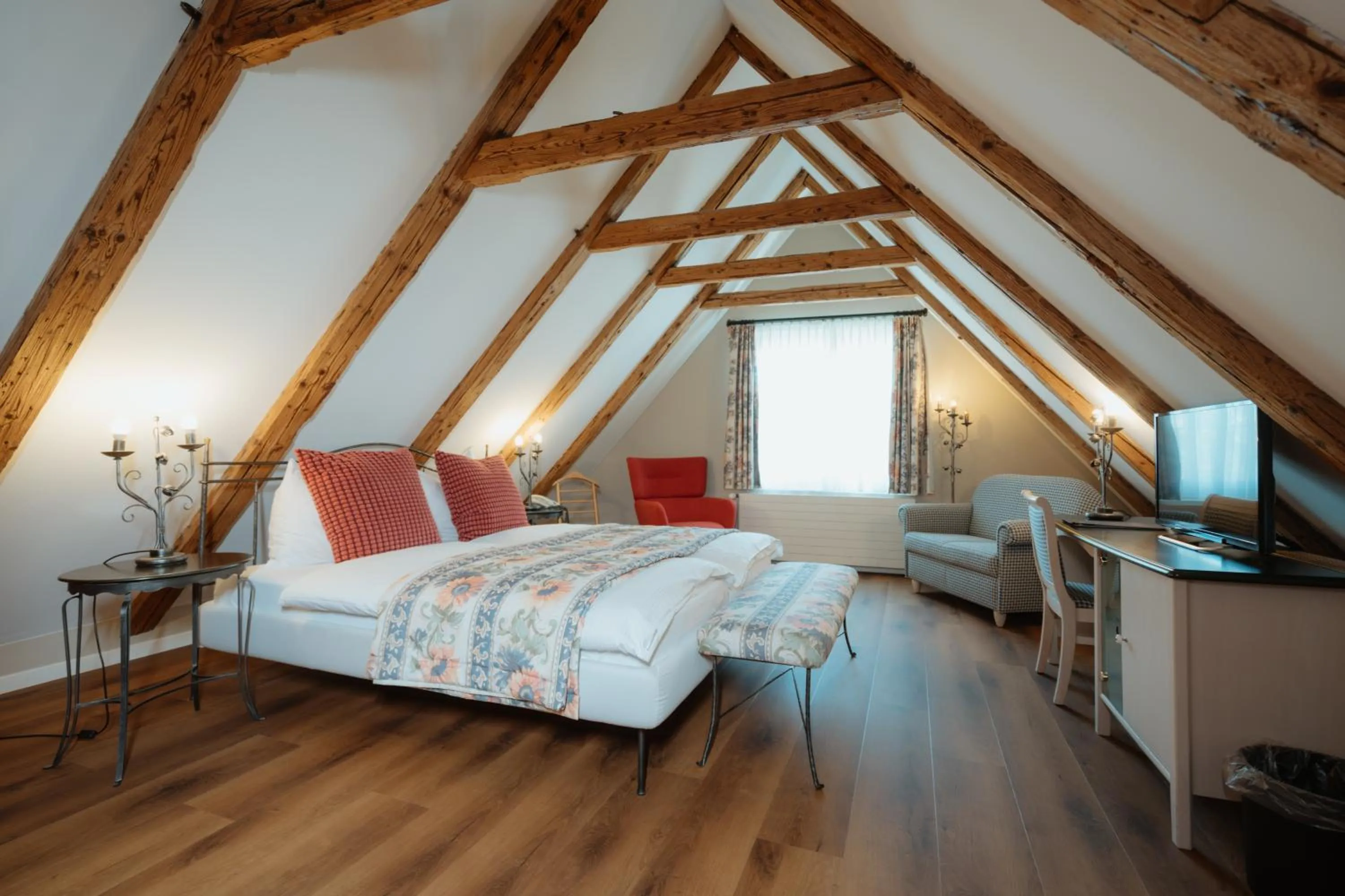 Bed in Parkhotel Schwert