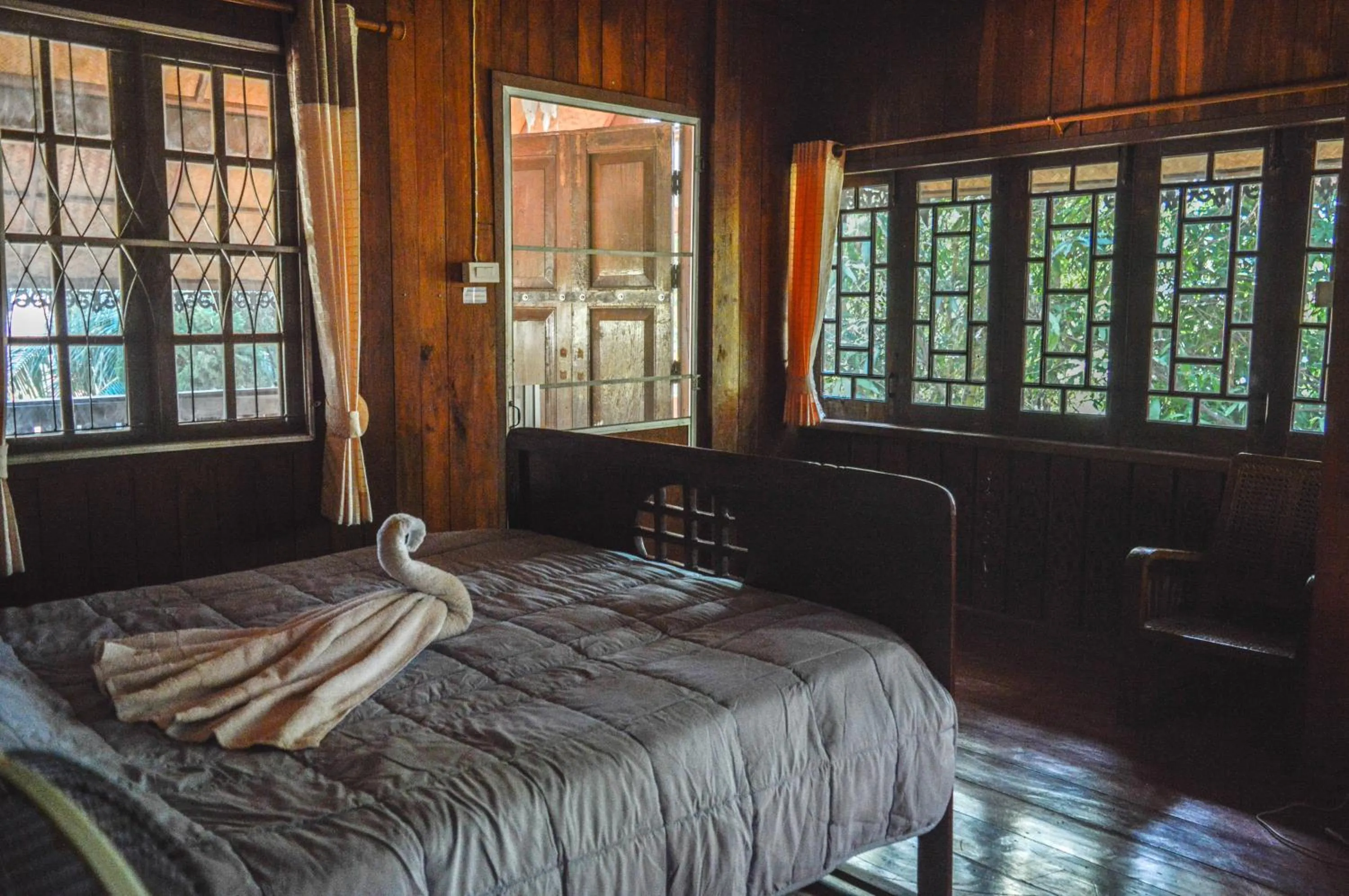 Bed in Crossroads house