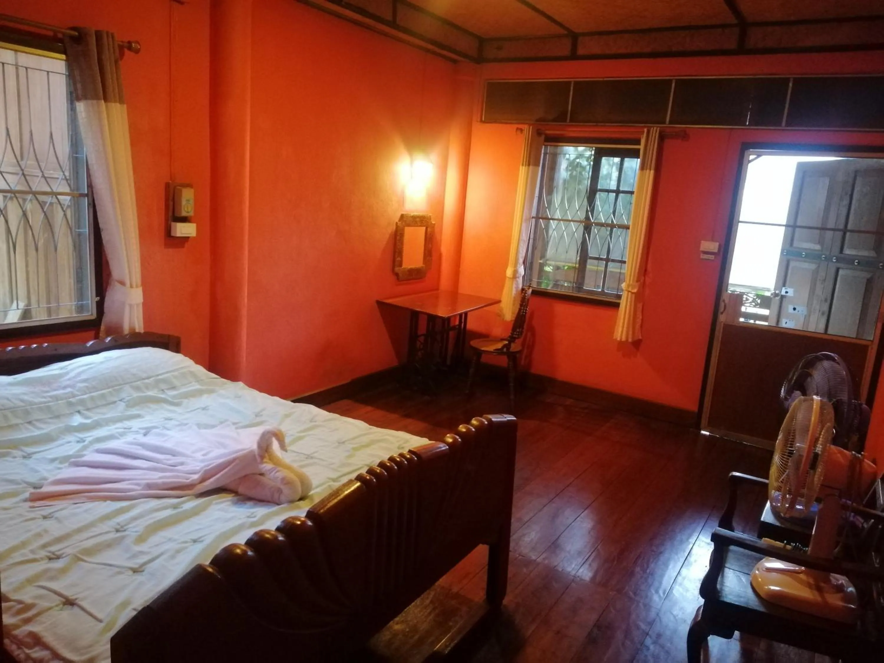 Bed in Crossroads house