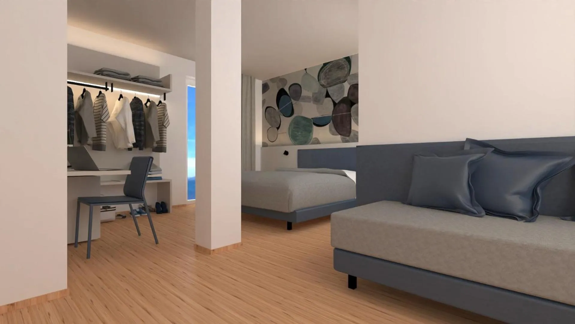 Bedroom in Hotel Casa Marinella