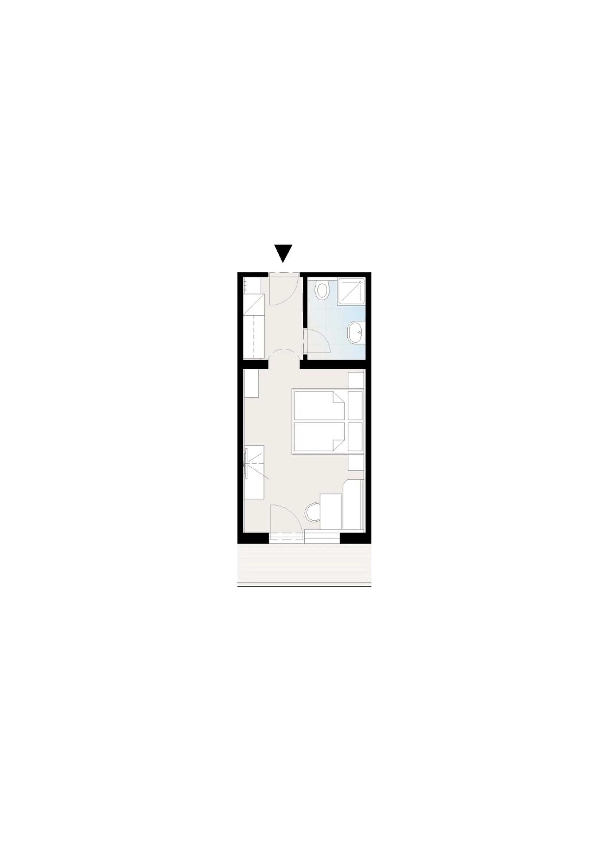 Floor plan in Hotel Garni Apart TINA