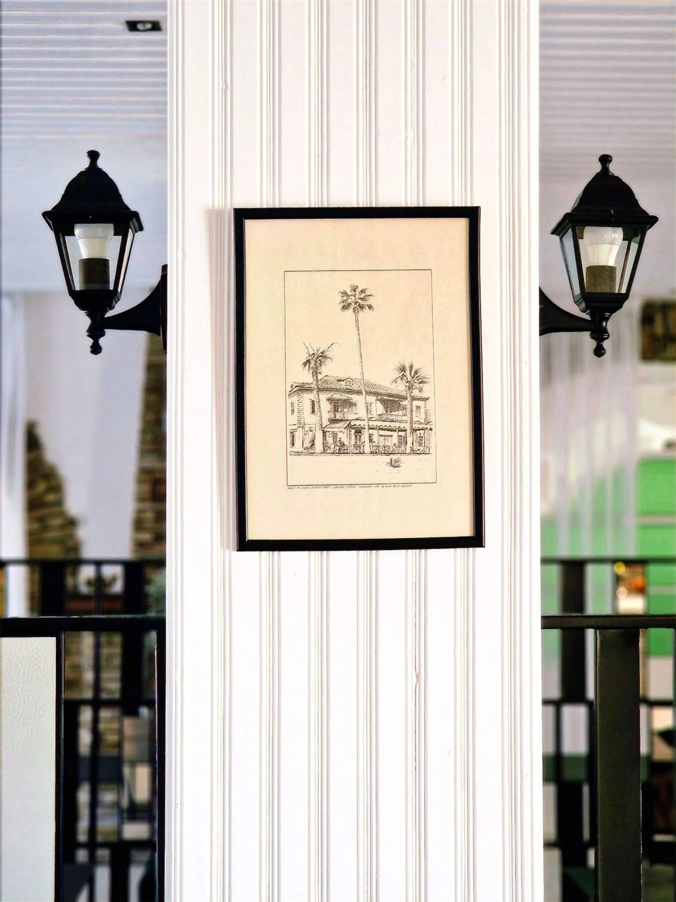 Decorative detail in Sveltos Hotel