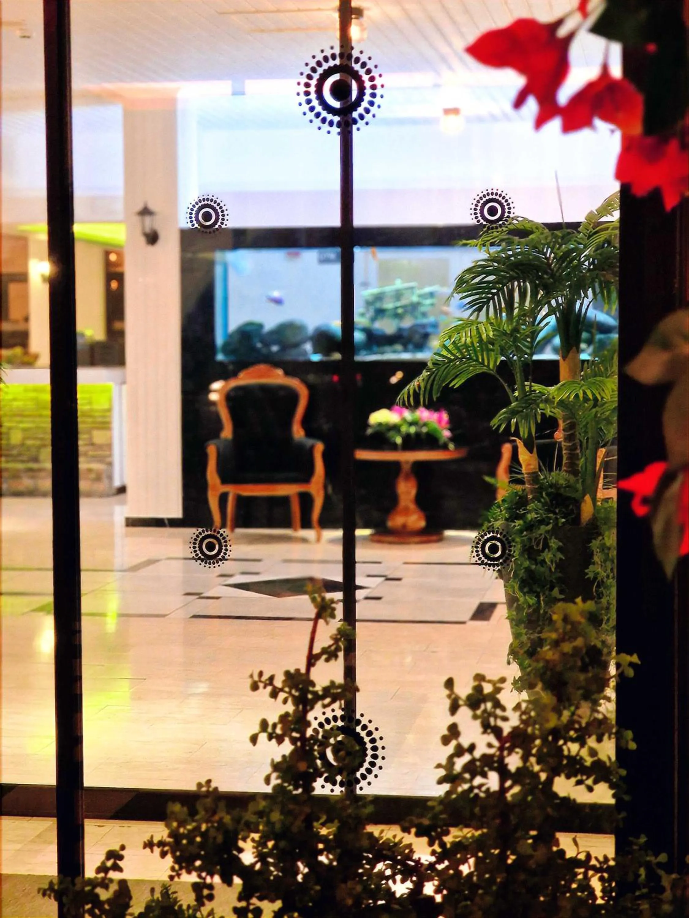 Lobby or reception in Sveltos Hotel