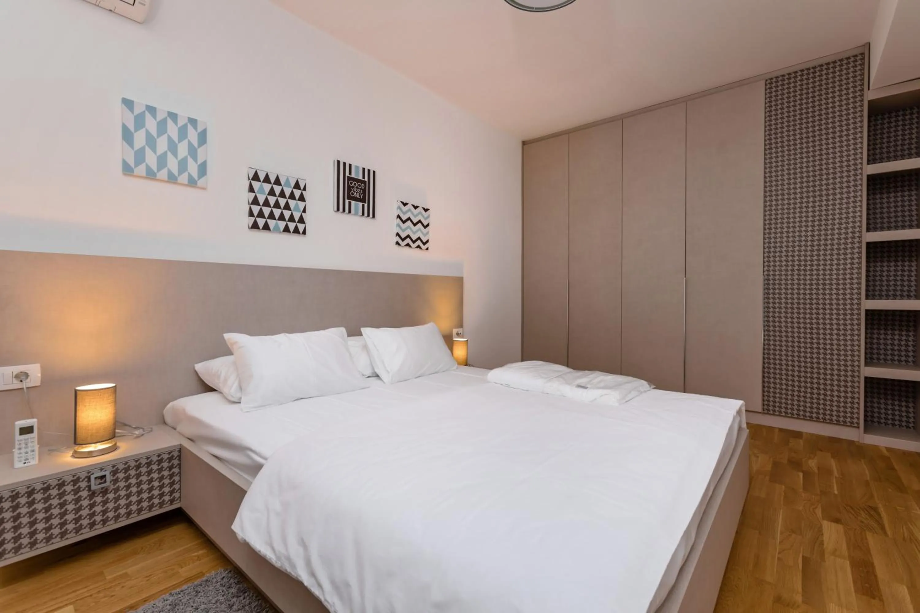 Bedroom, Bed in Apartments Krug