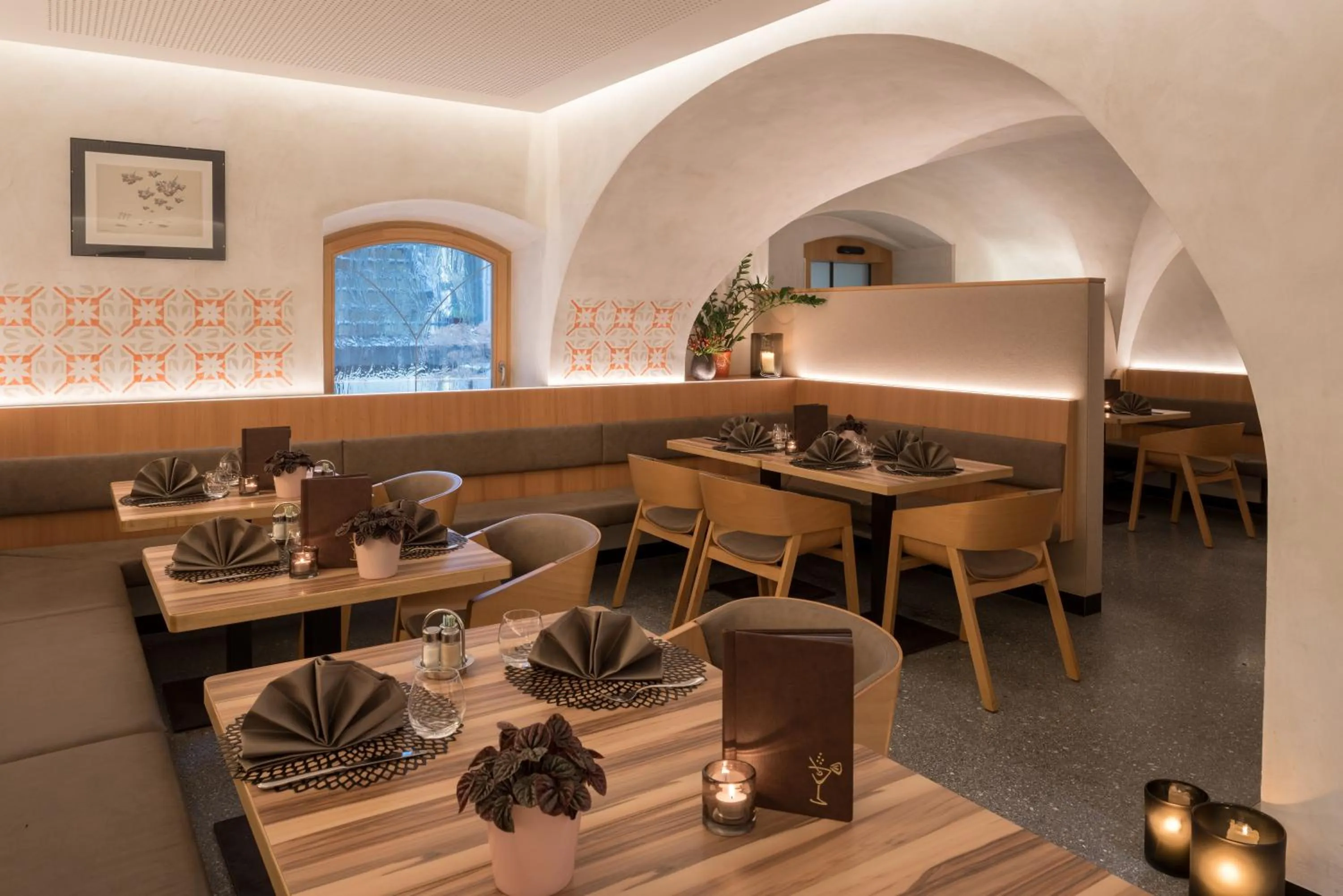 Dining area in Posthotel Lamm