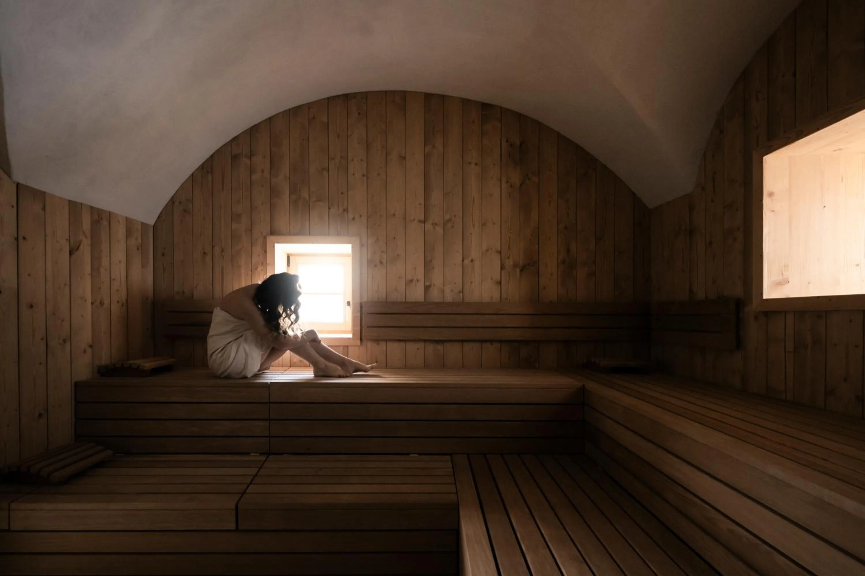 Sauna in Posthotel Lamm