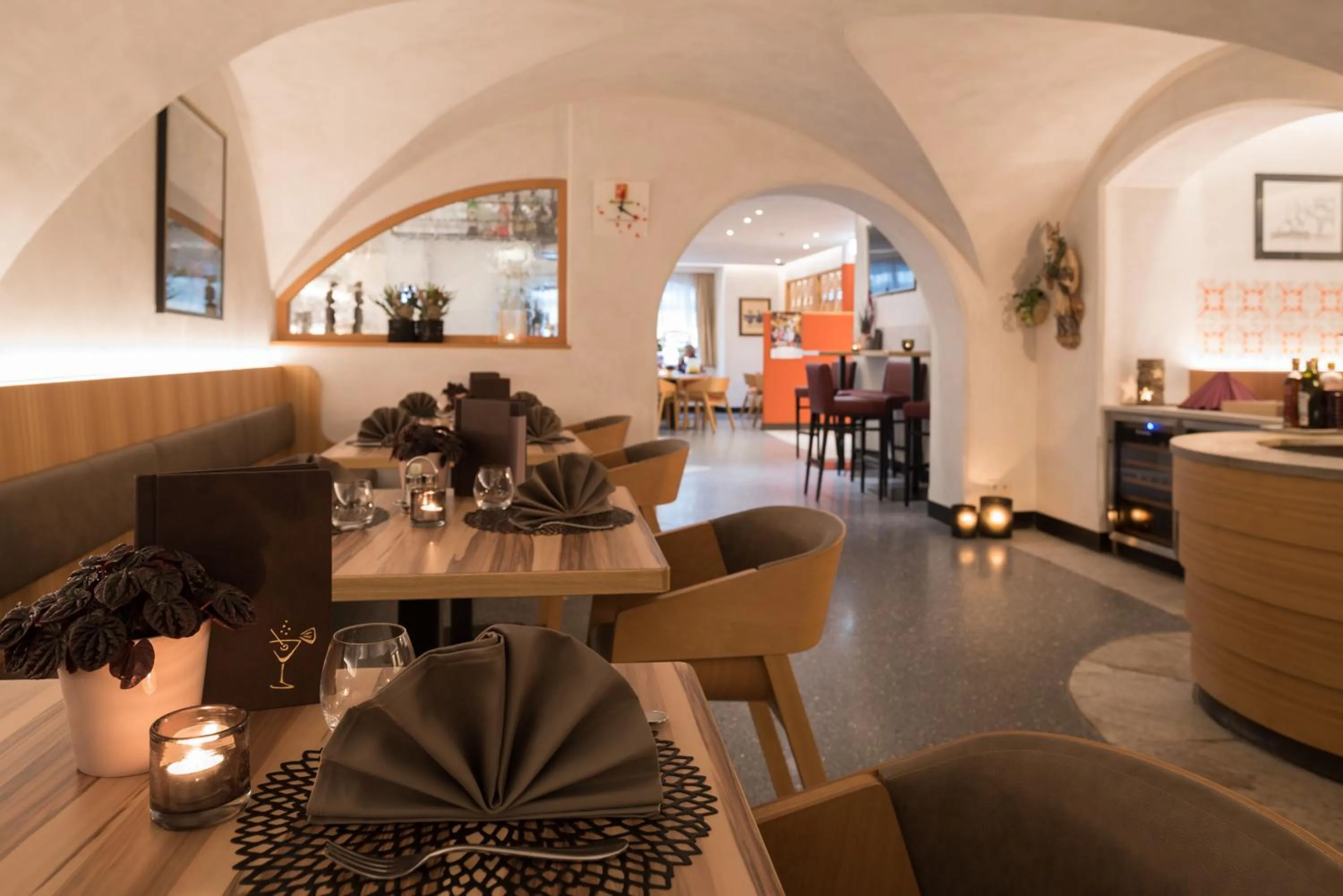 Dining area in Posthotel Lamm