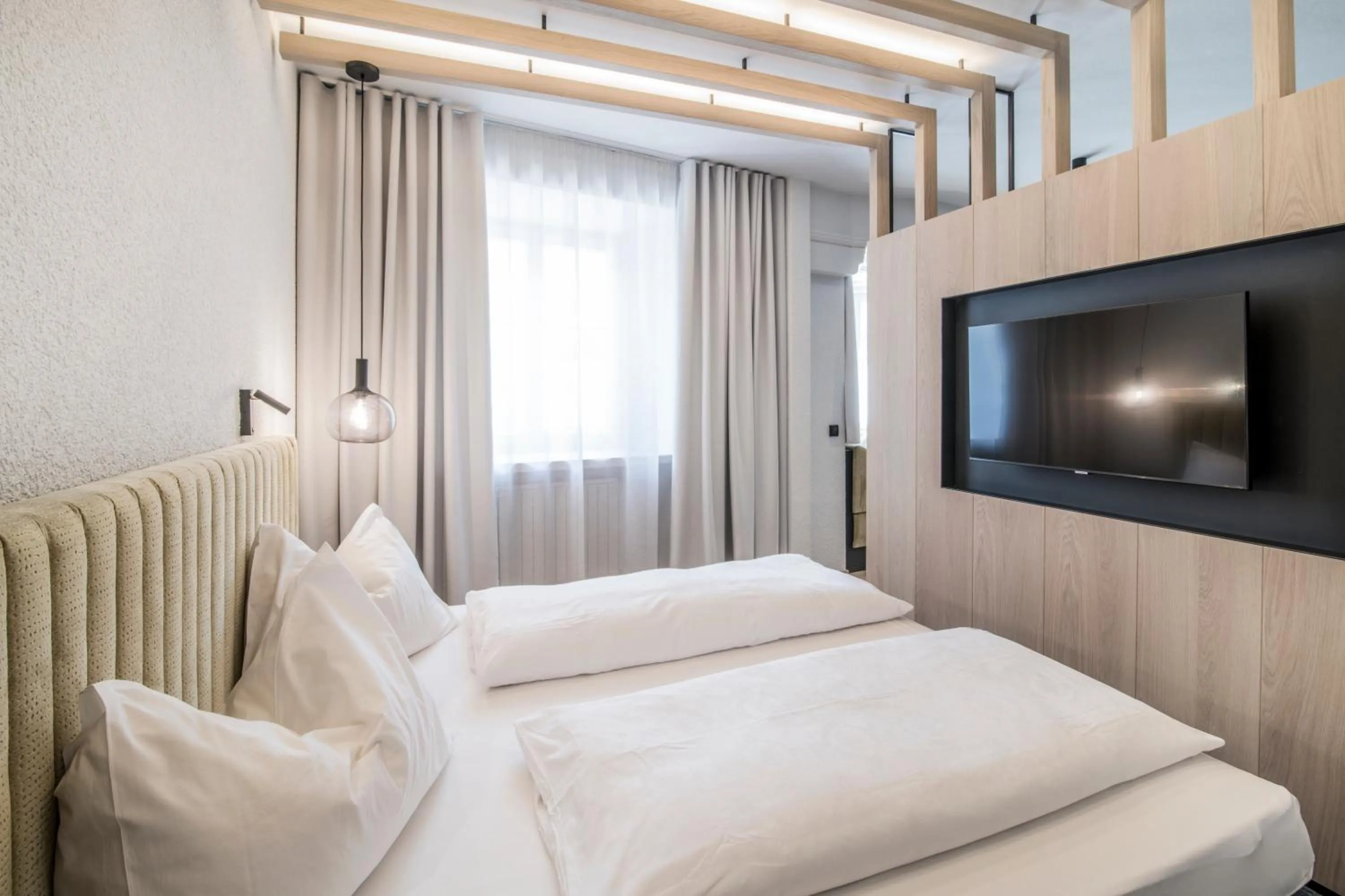 Bed in Posthotel Lamm