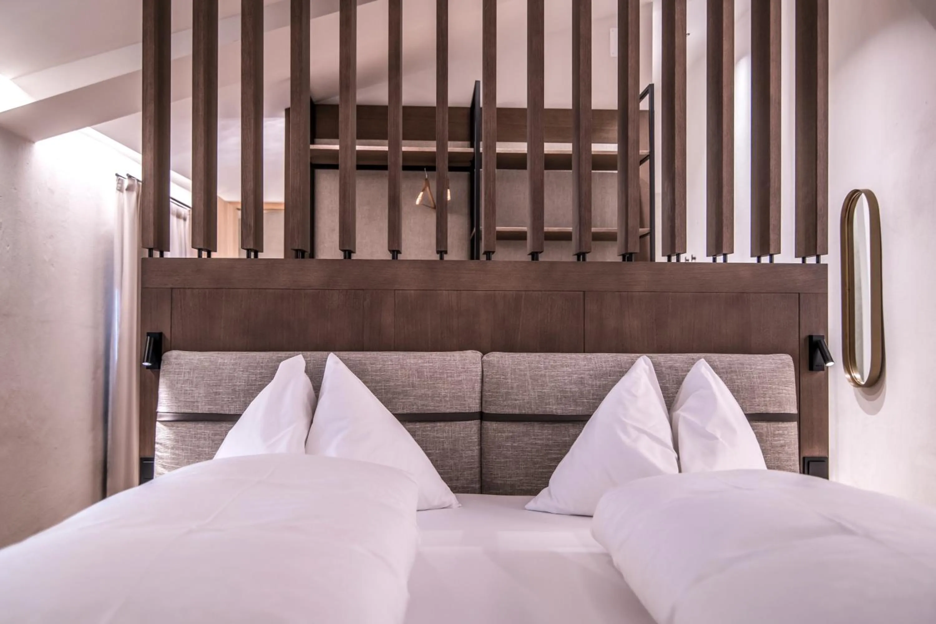 Bed in Posthotel Lamm