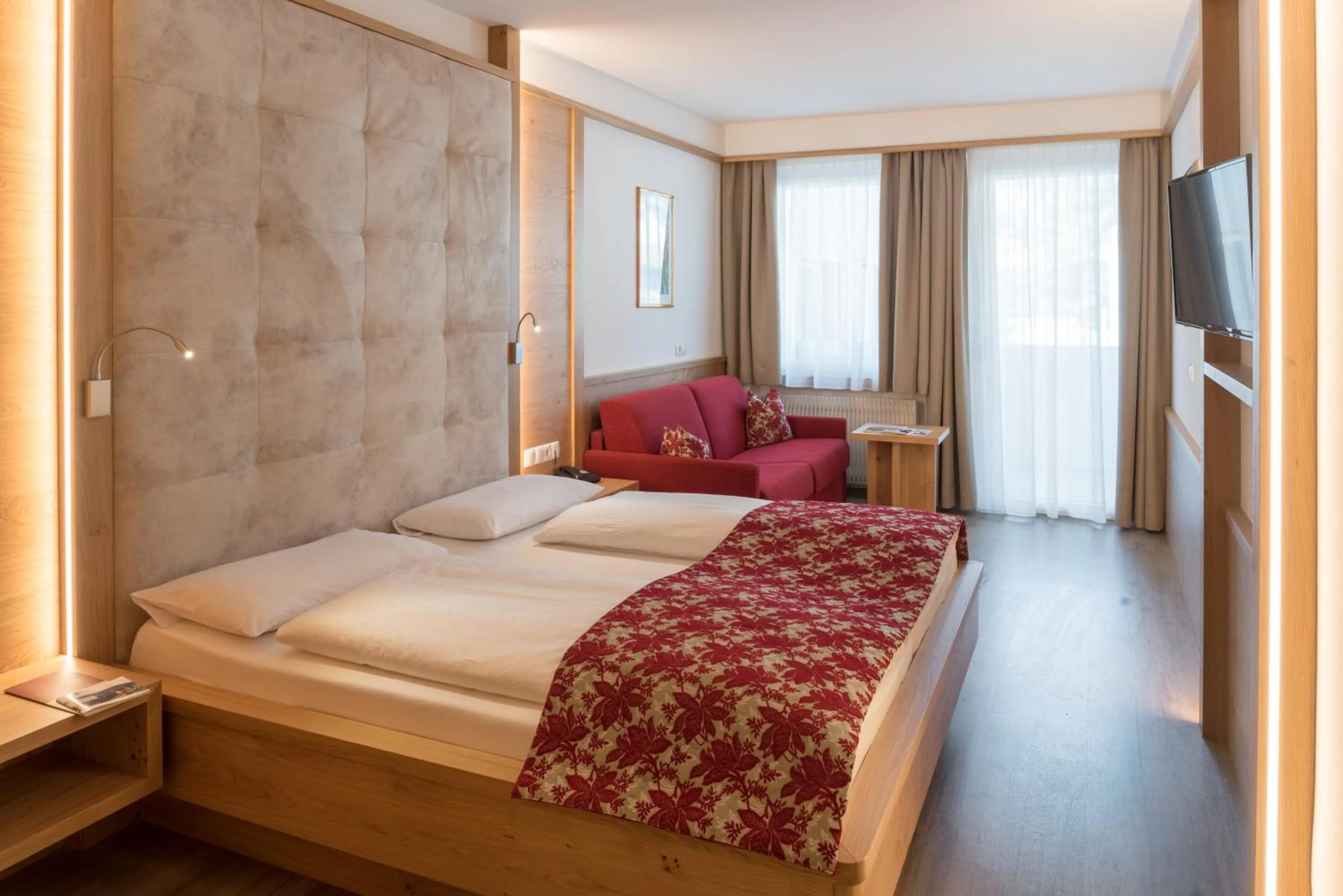 Bed in Posthotel Lamm