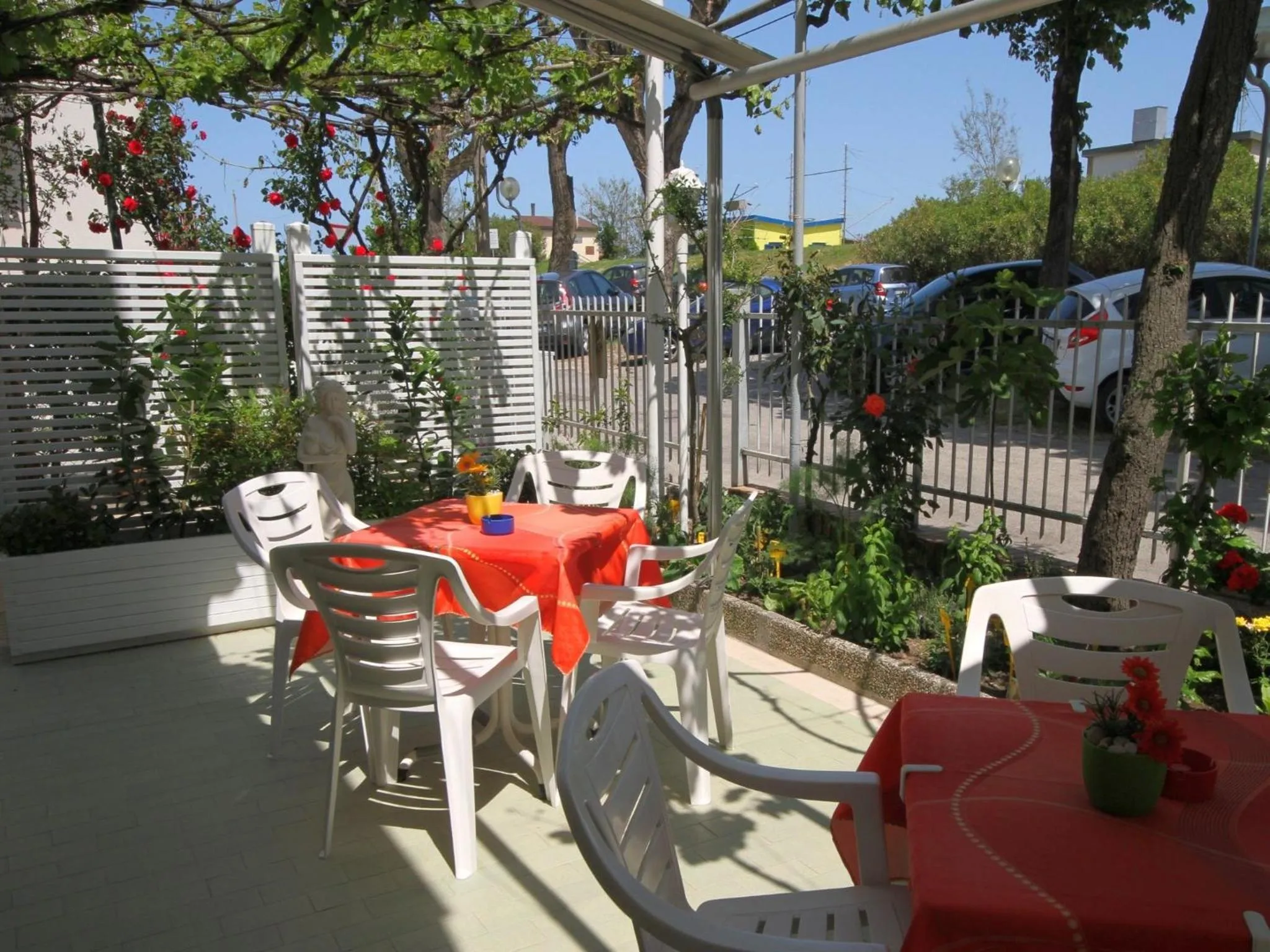 Garden view in Villa Lauda B&B