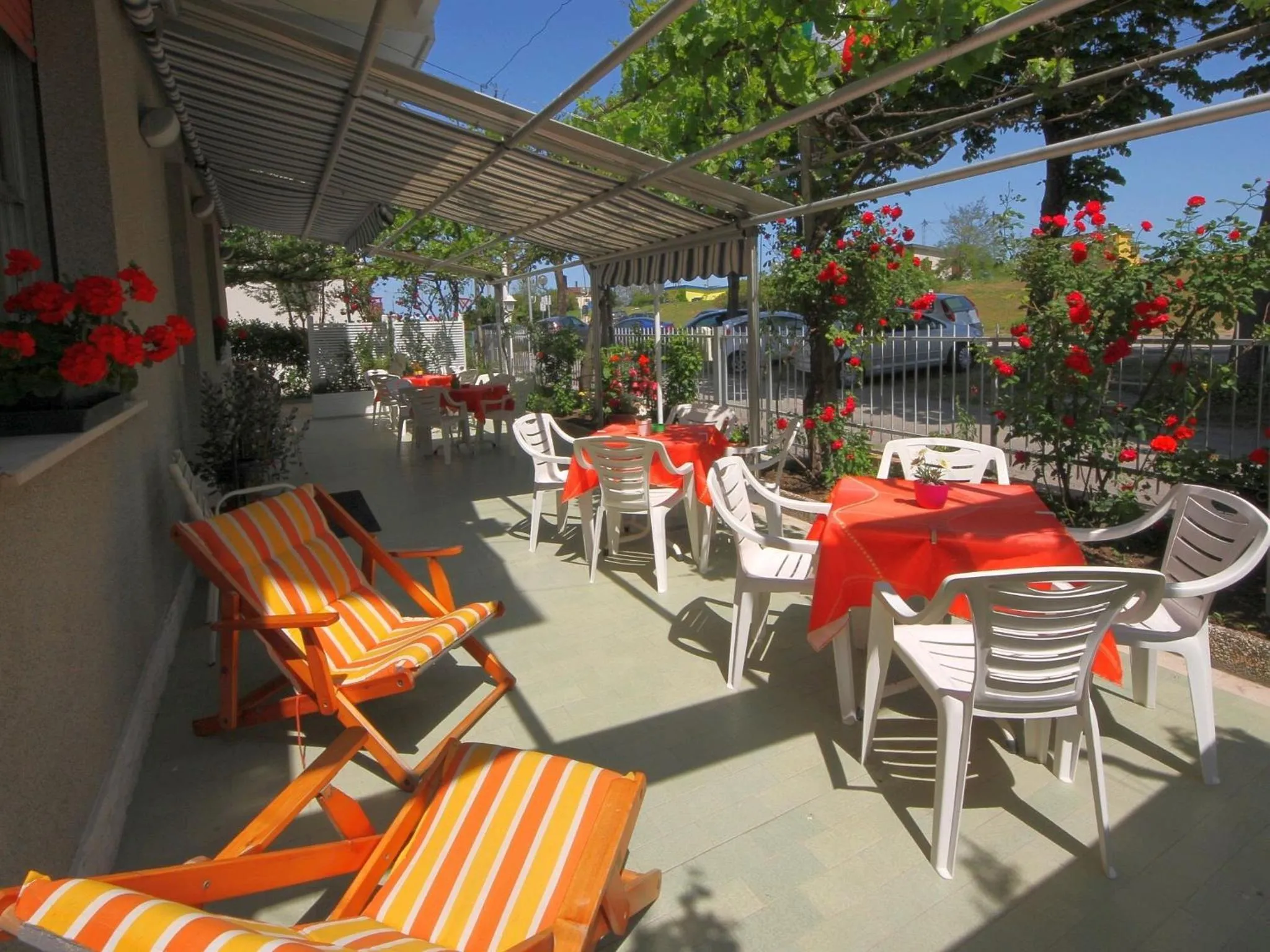 Garden view in Villa Lauda B&B