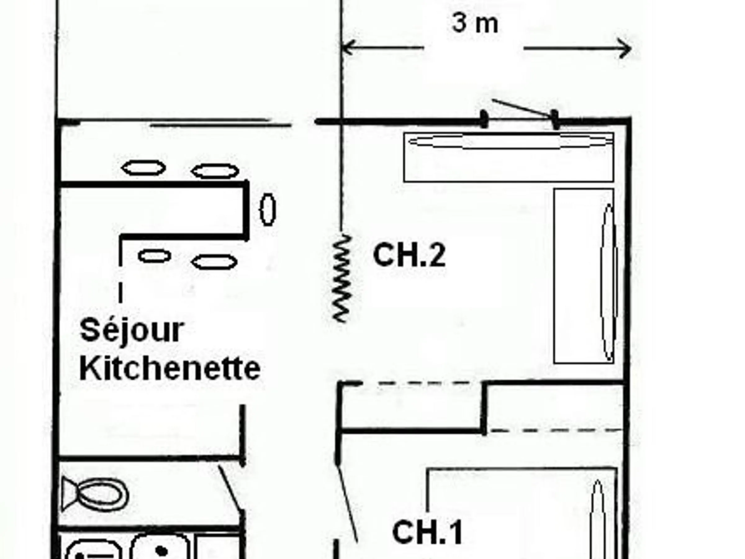 Villa T3 3/4 pers - Clim, WiFi, Parking - Port Leucate - FR-1-81-341