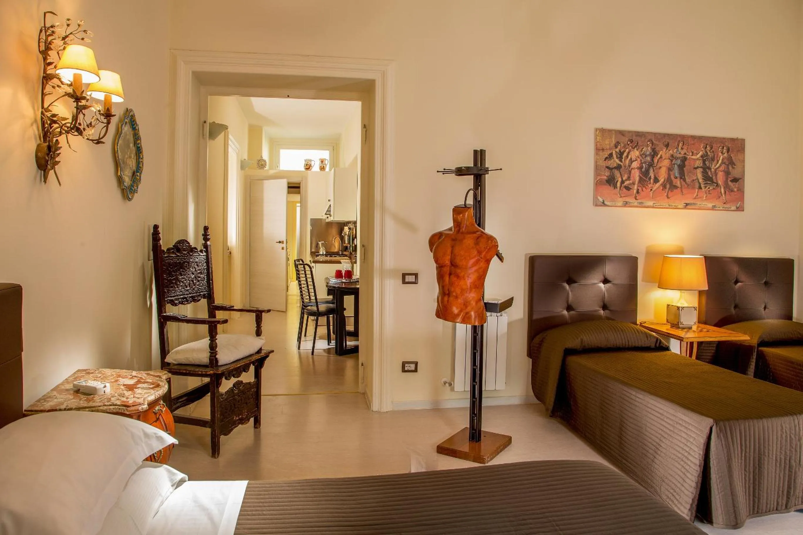 Photo of the whole room, Bed in Roma Central Guest House