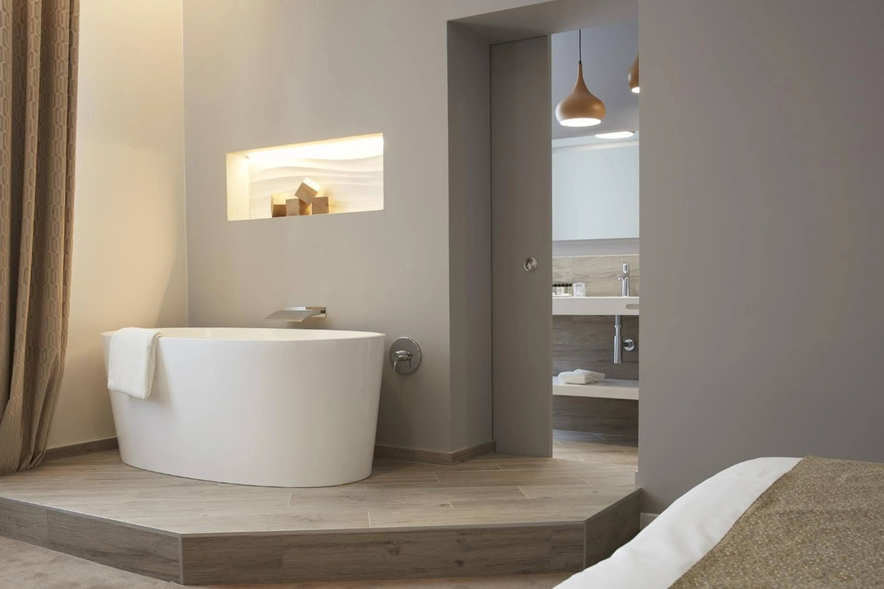 Bathroom in Logis Hôtel - Restaurant Maison Claude Darroze