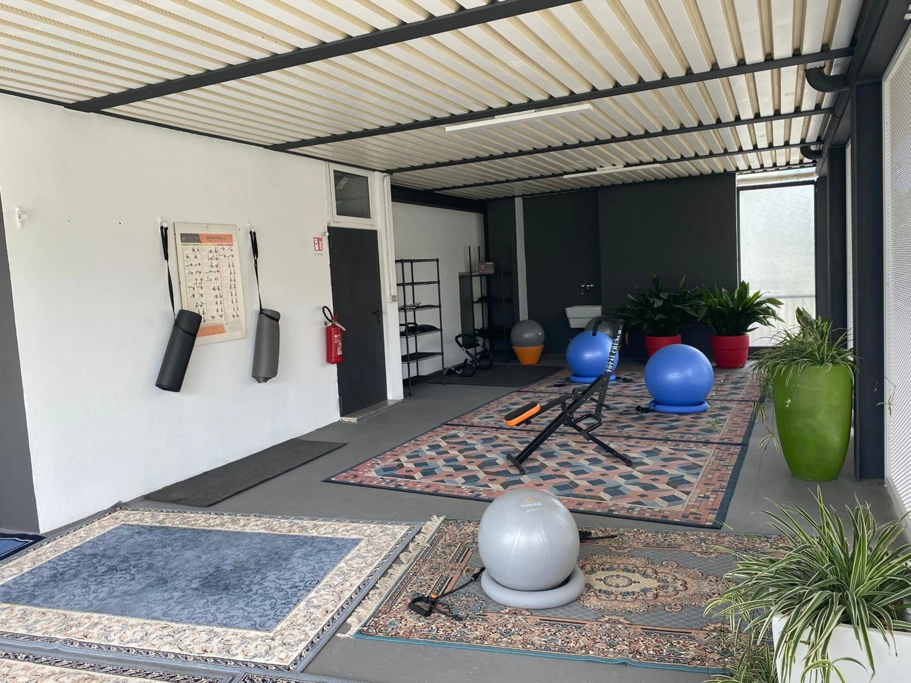 Fitness centre/facilities in Hotel La Perla