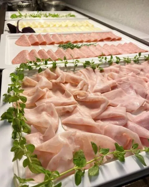 Buffet breakfast in Hotel La Perla