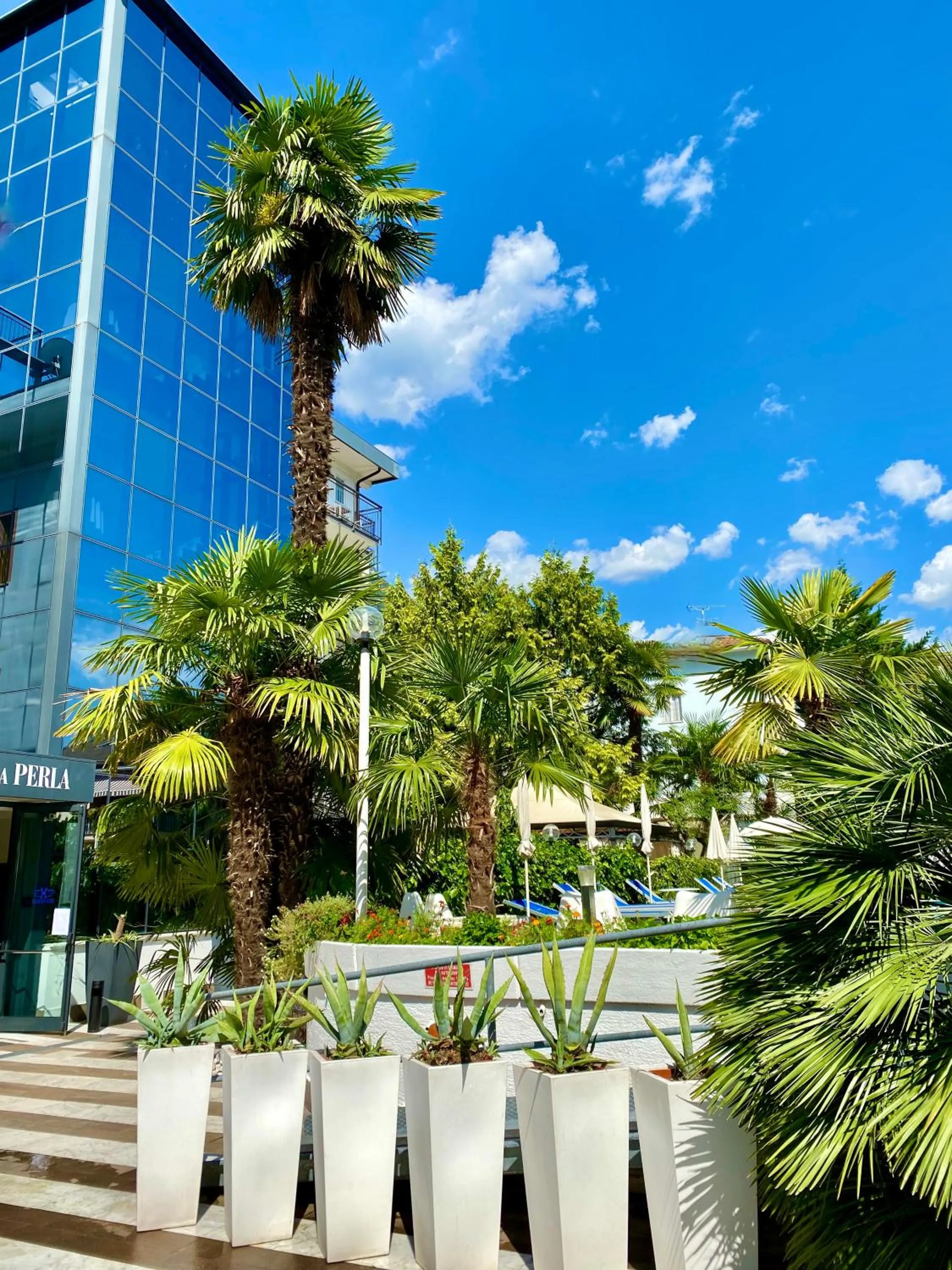 Property building in Hotel La Perla