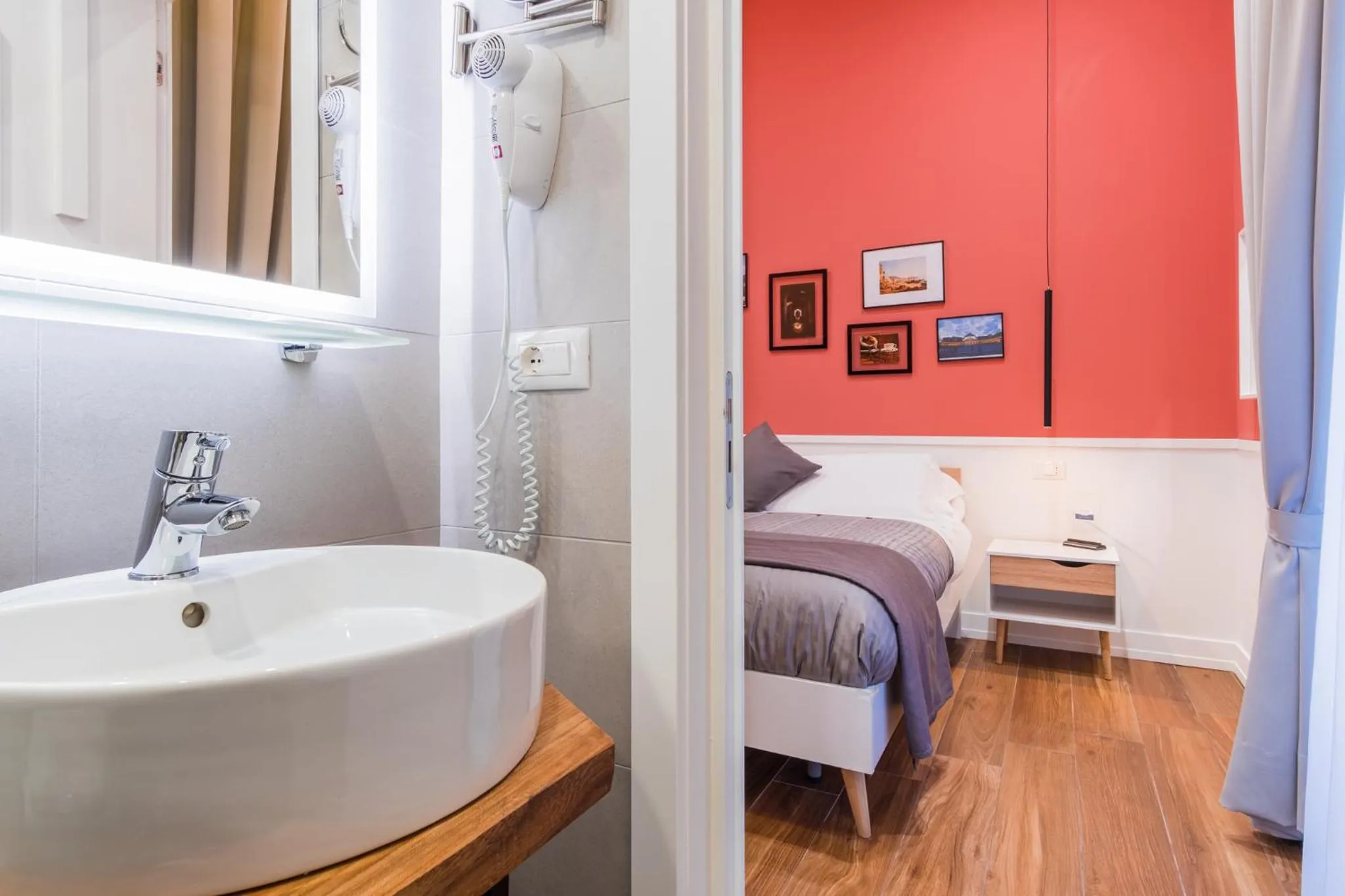 Bathroom, Bed in VistaViva B&B