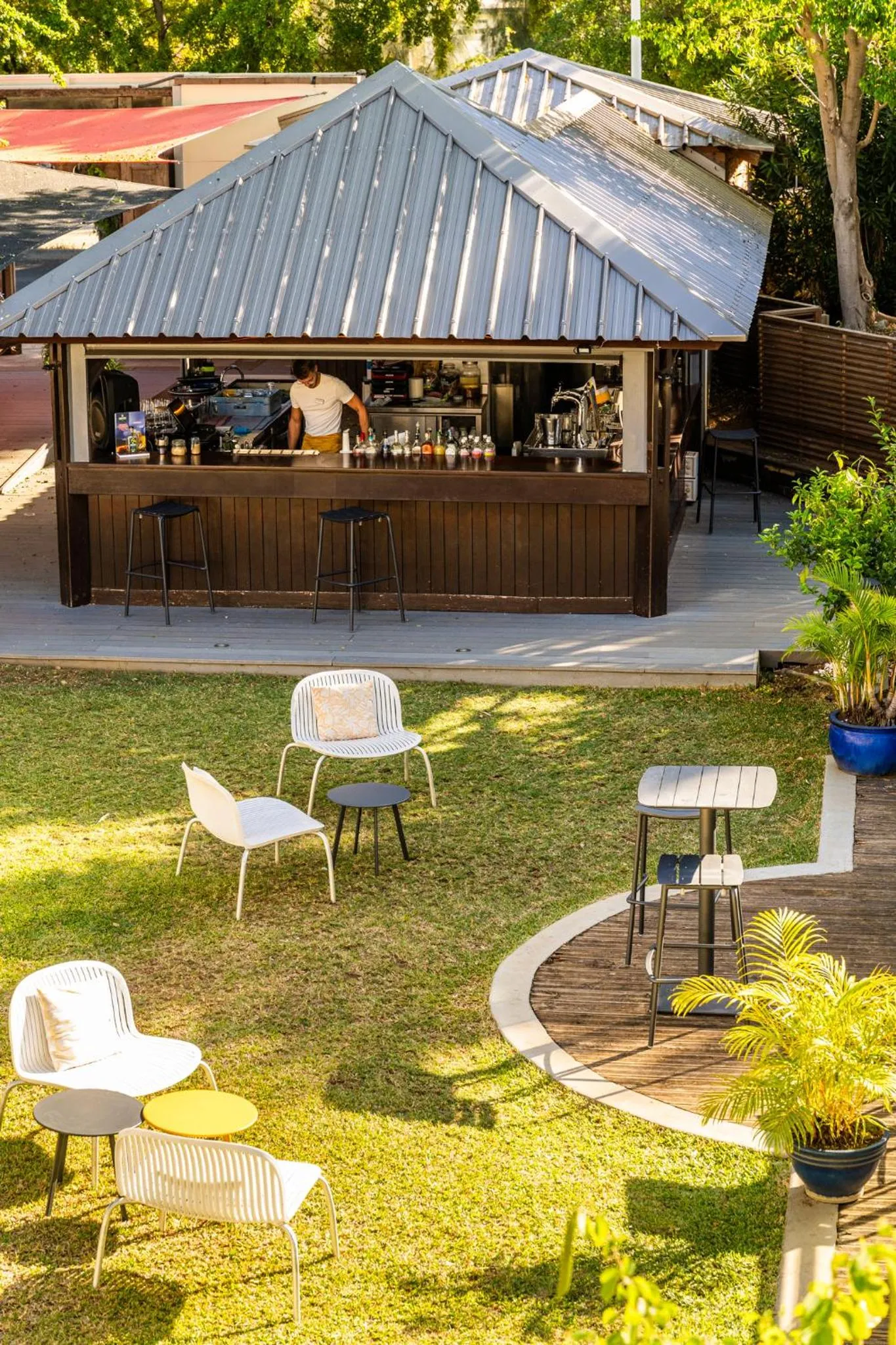 Garden in Hotel Exsel Alamanda