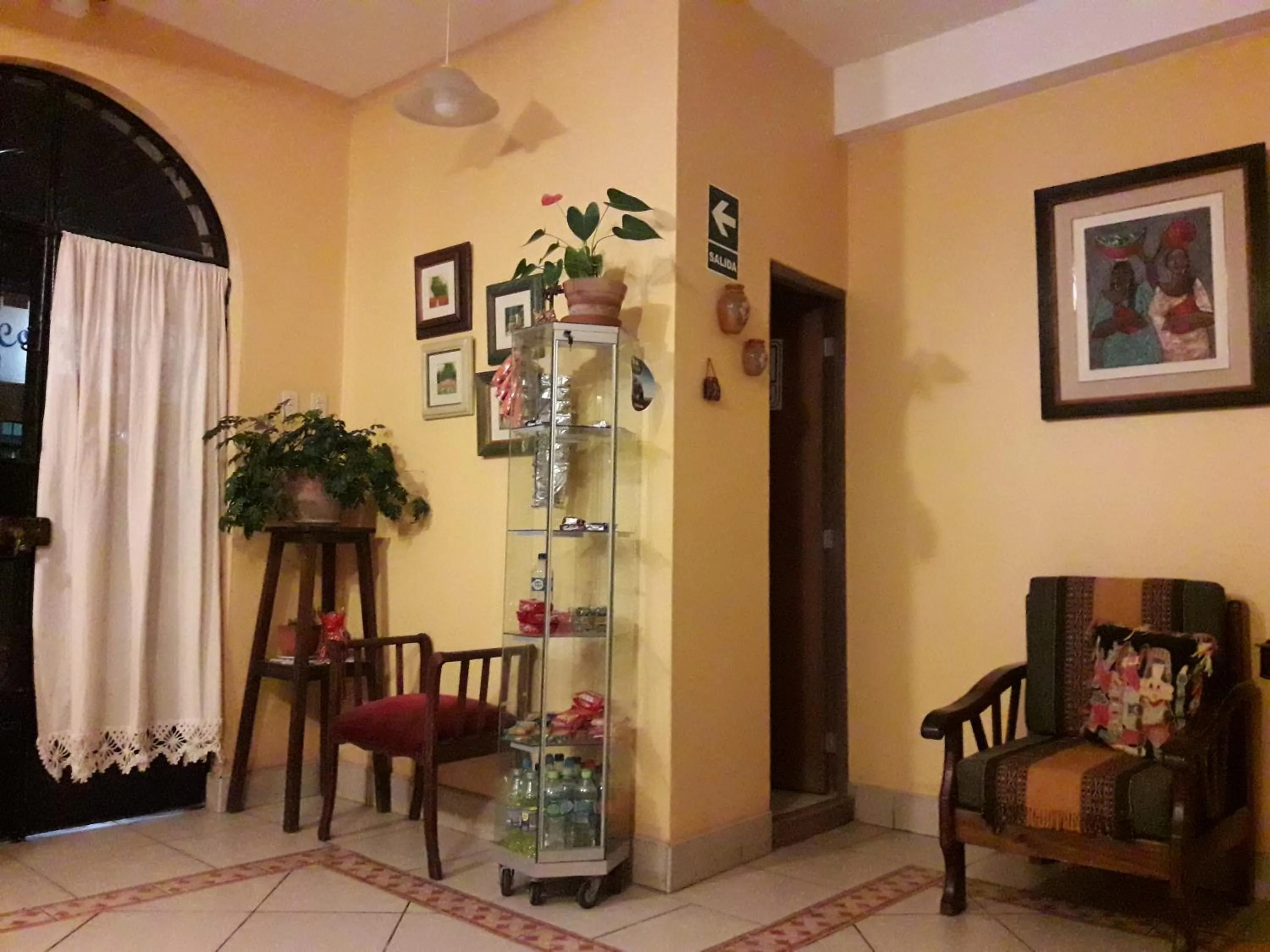 Lobby or reception in Hostal Tambo Colorado