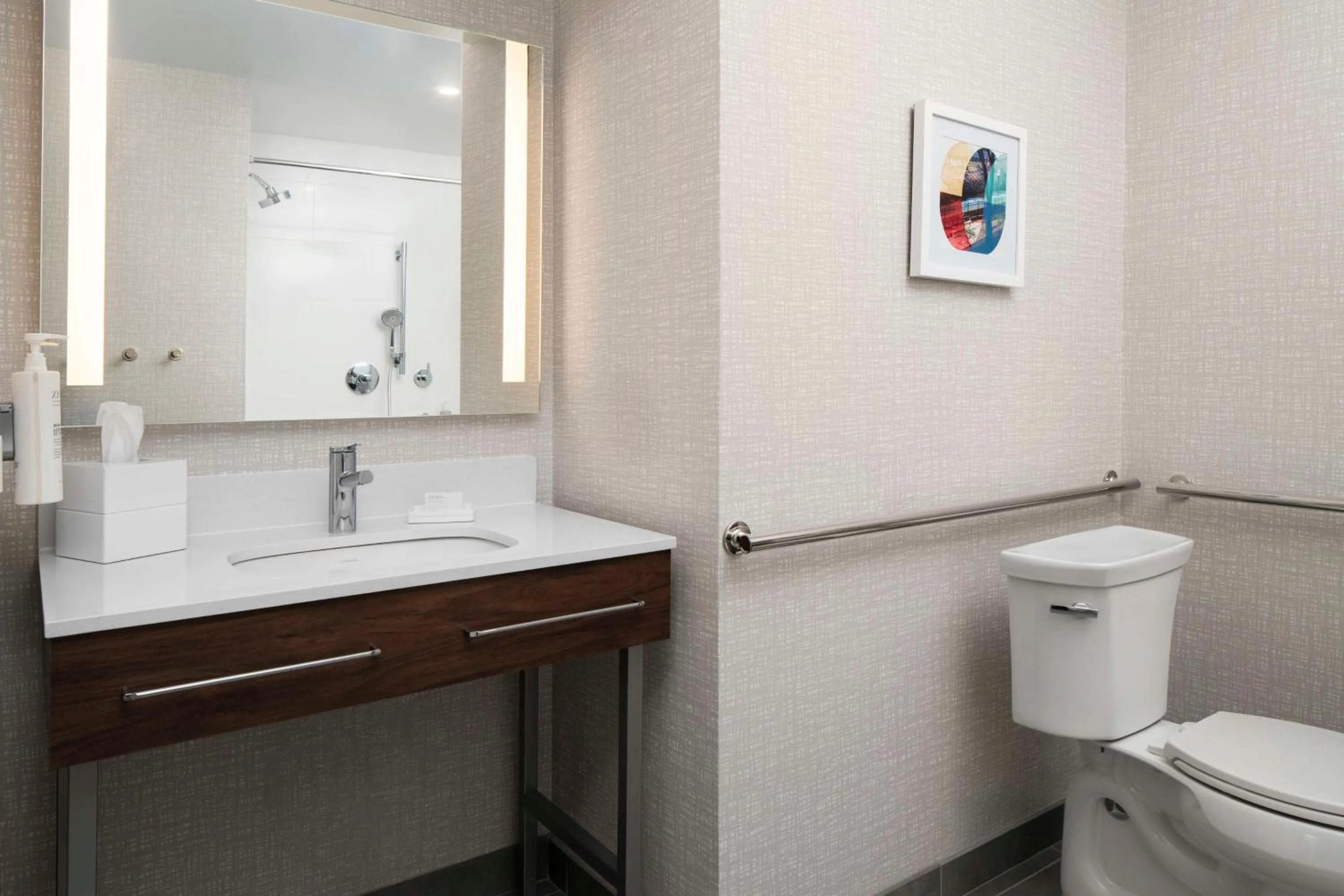 Bathroom in Hampton Inn Chicopee - Springfield