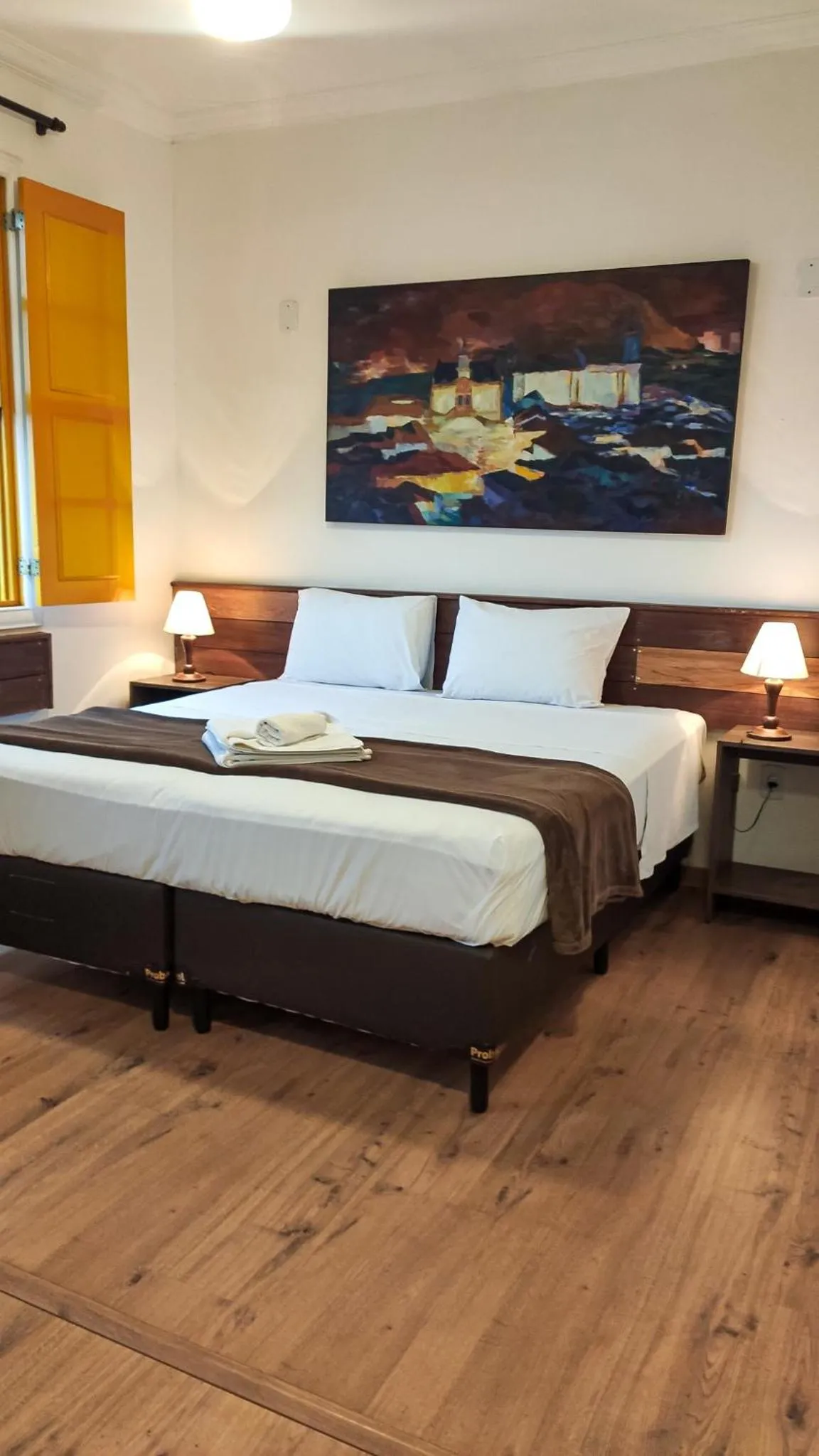 Bed in Pousada Imperial Cidade