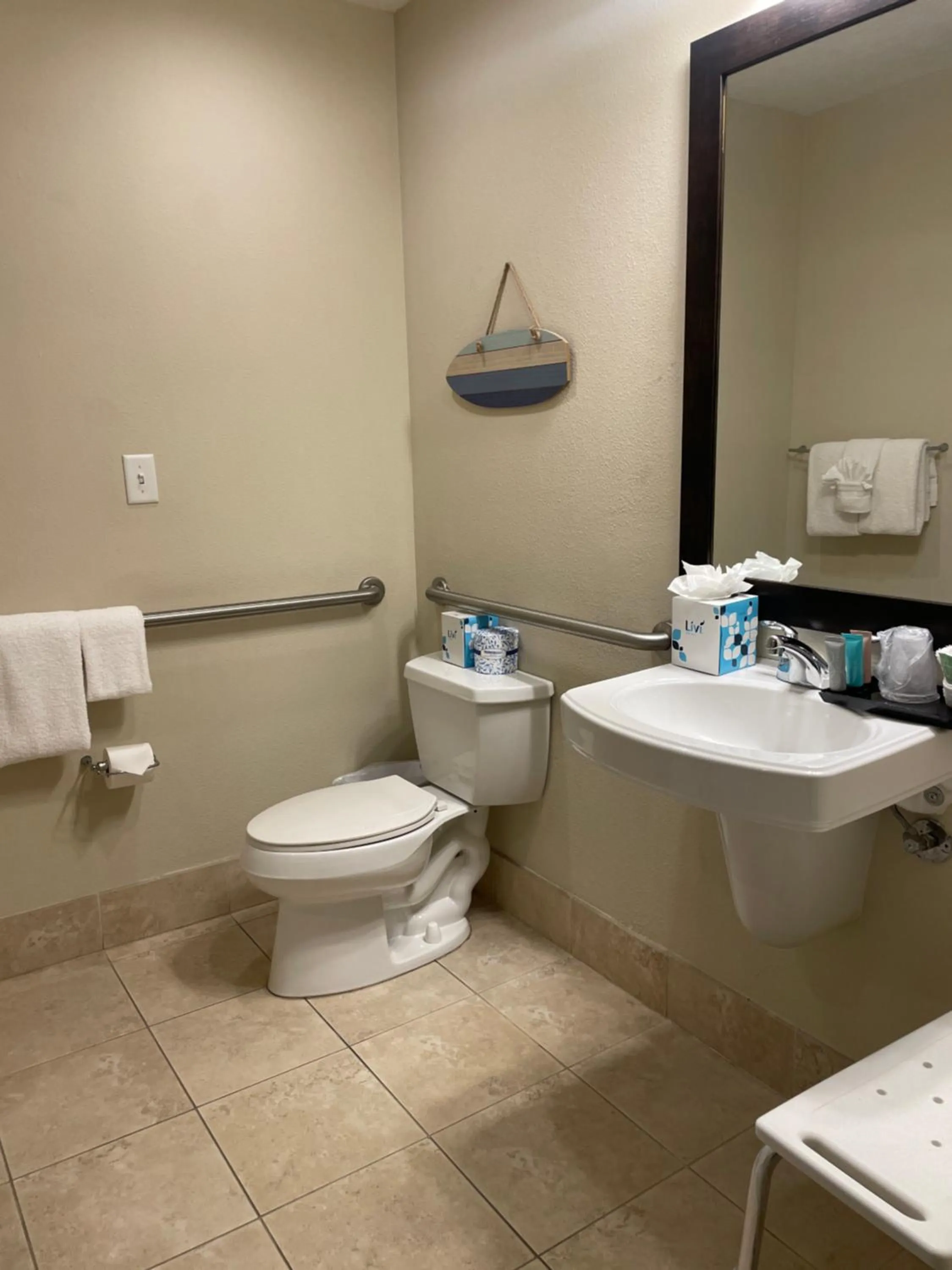 Toilet in South Beach Biloxi Hotel & Suites