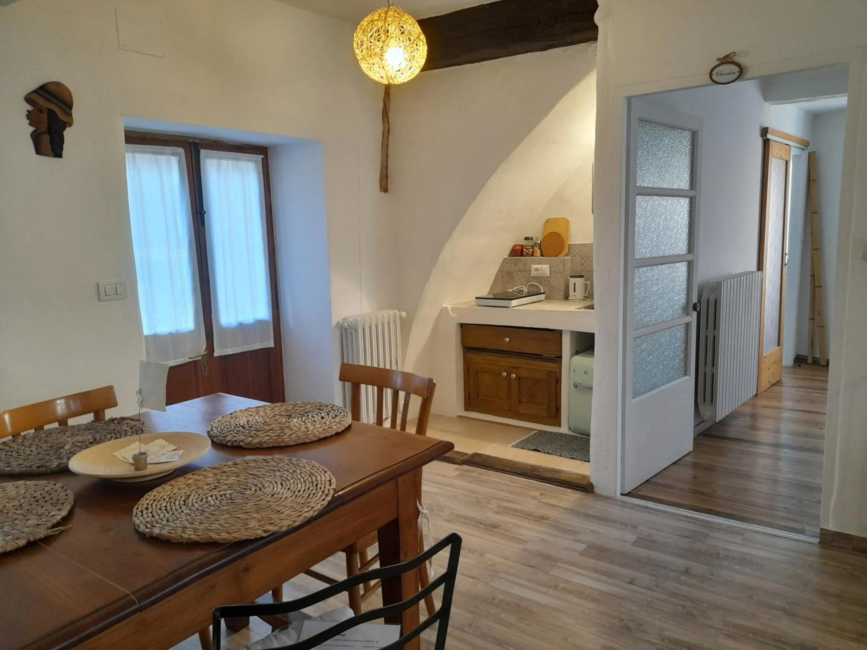 Kitchen or kitchenette in B&B Al Vicolo del Gallo