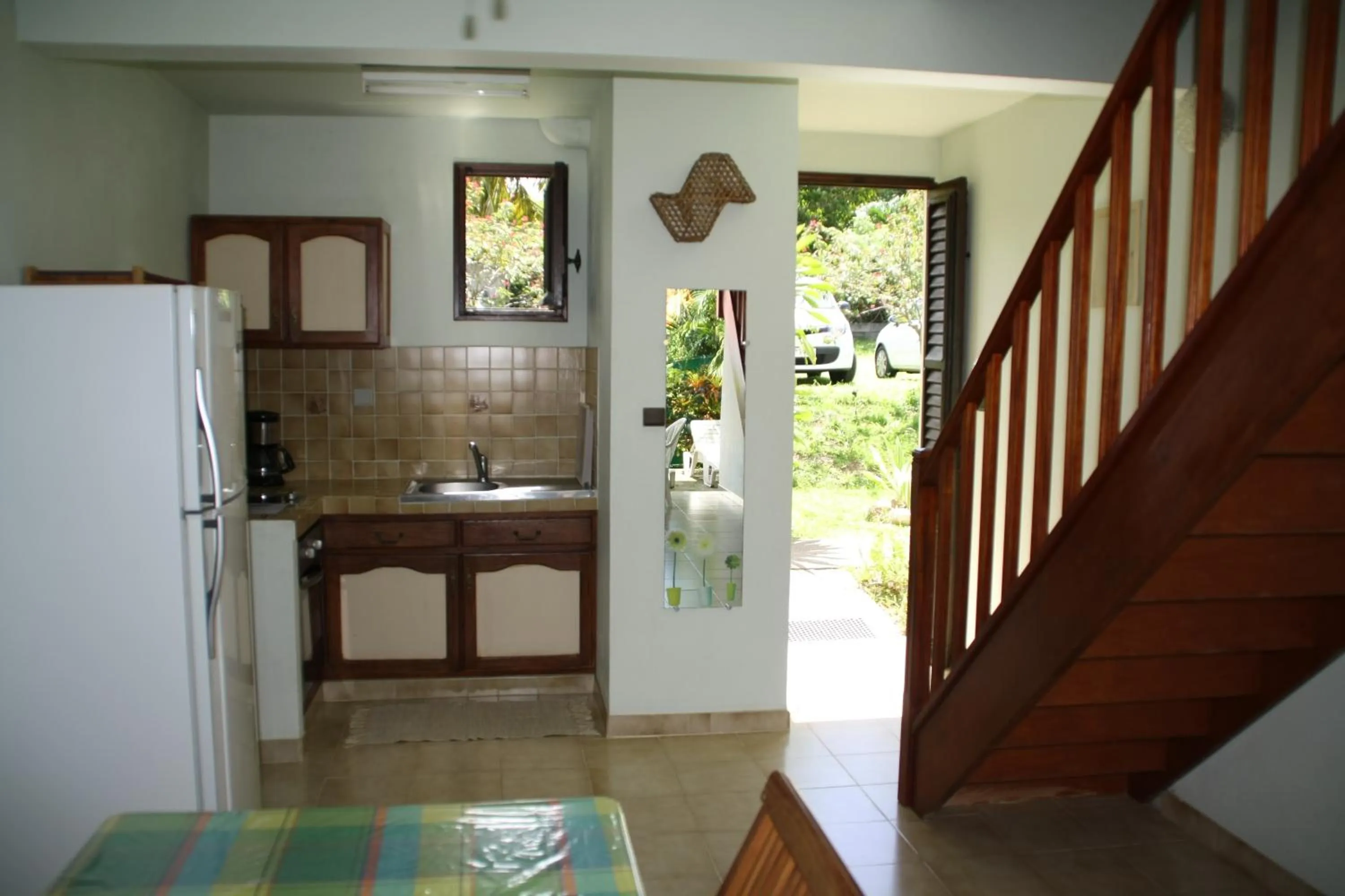 Kitchen or kitchenette in Résidence Sucrerie Motel - Les Anses-d'Arlets - Martinique