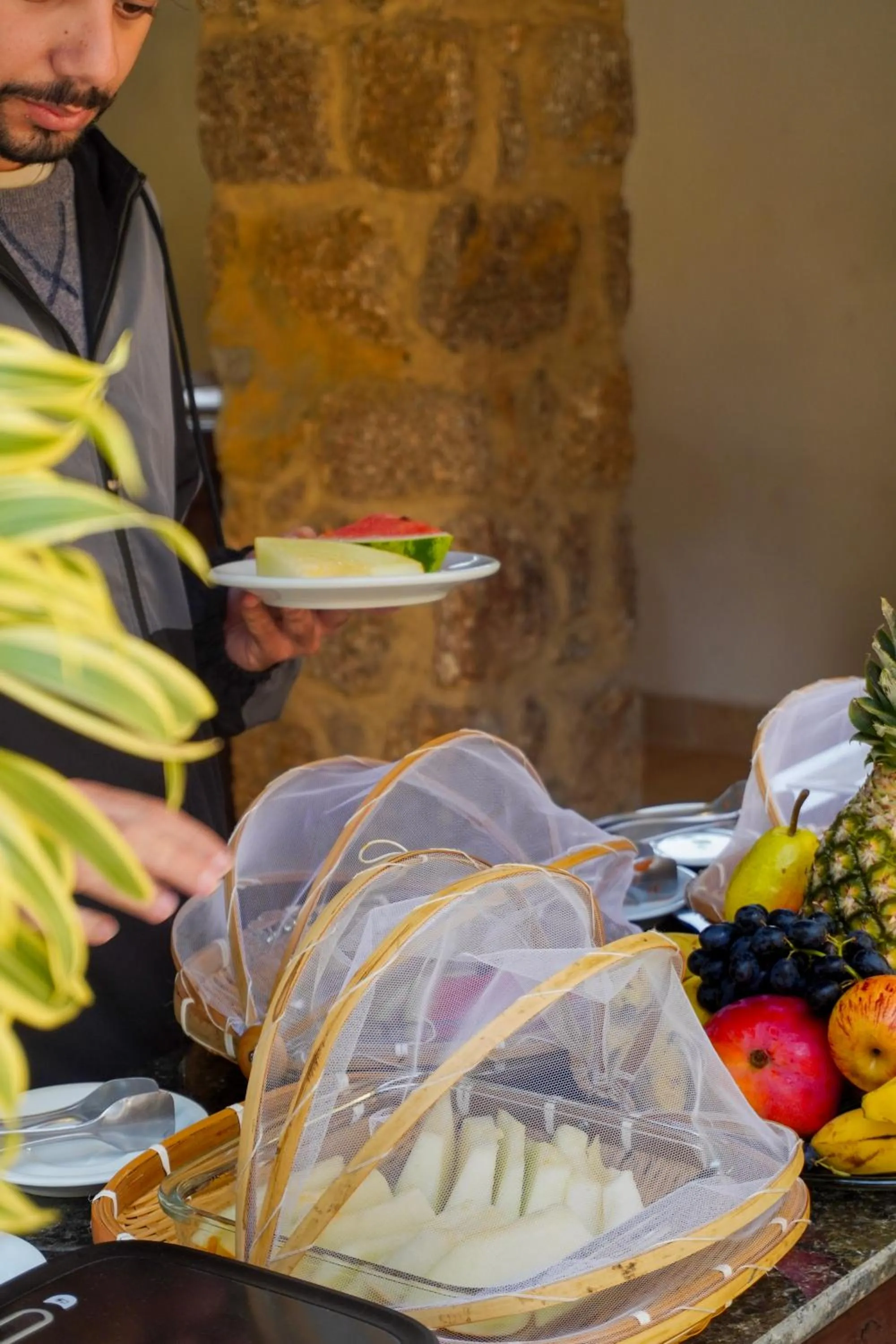 Breakfast in Pousada Cicerone - Portal das Artes - Com Gerador de Energia