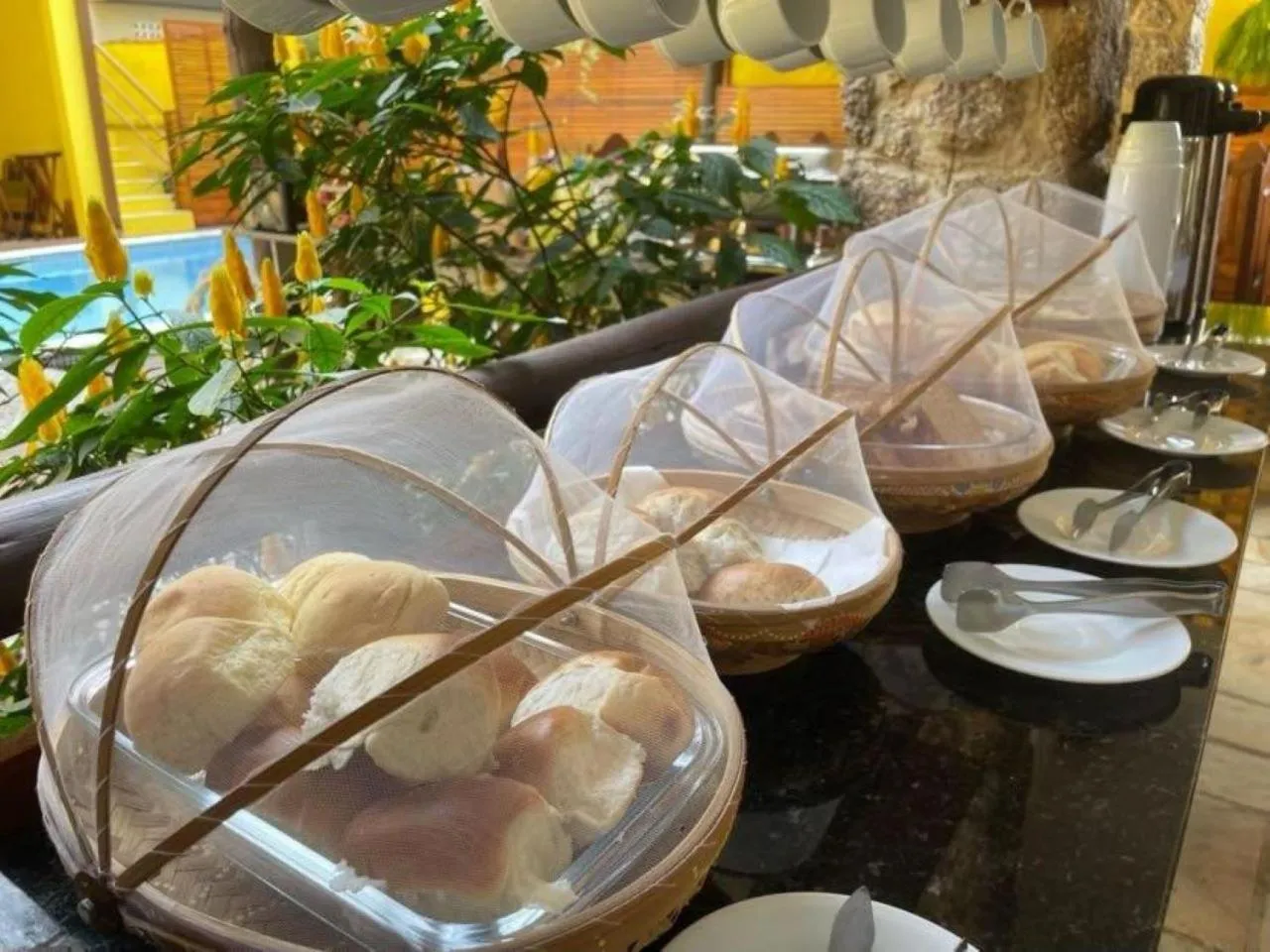 Breakfast in Pousada Cicerone - Portal das Artes - Com Gerador de Energia